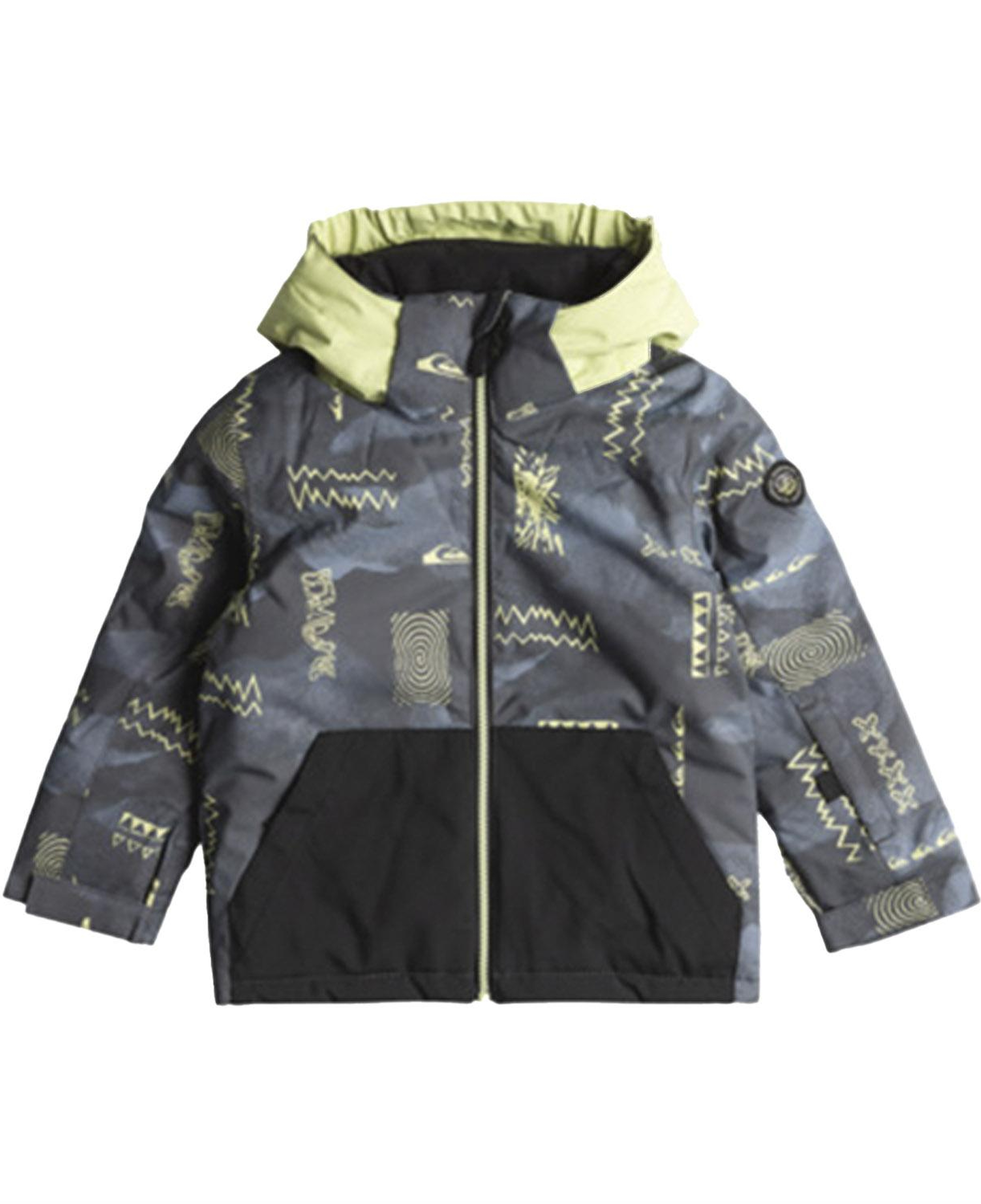 Quiksilver Little Mission Erkek Çocuk Gri Snowboard Ceketi