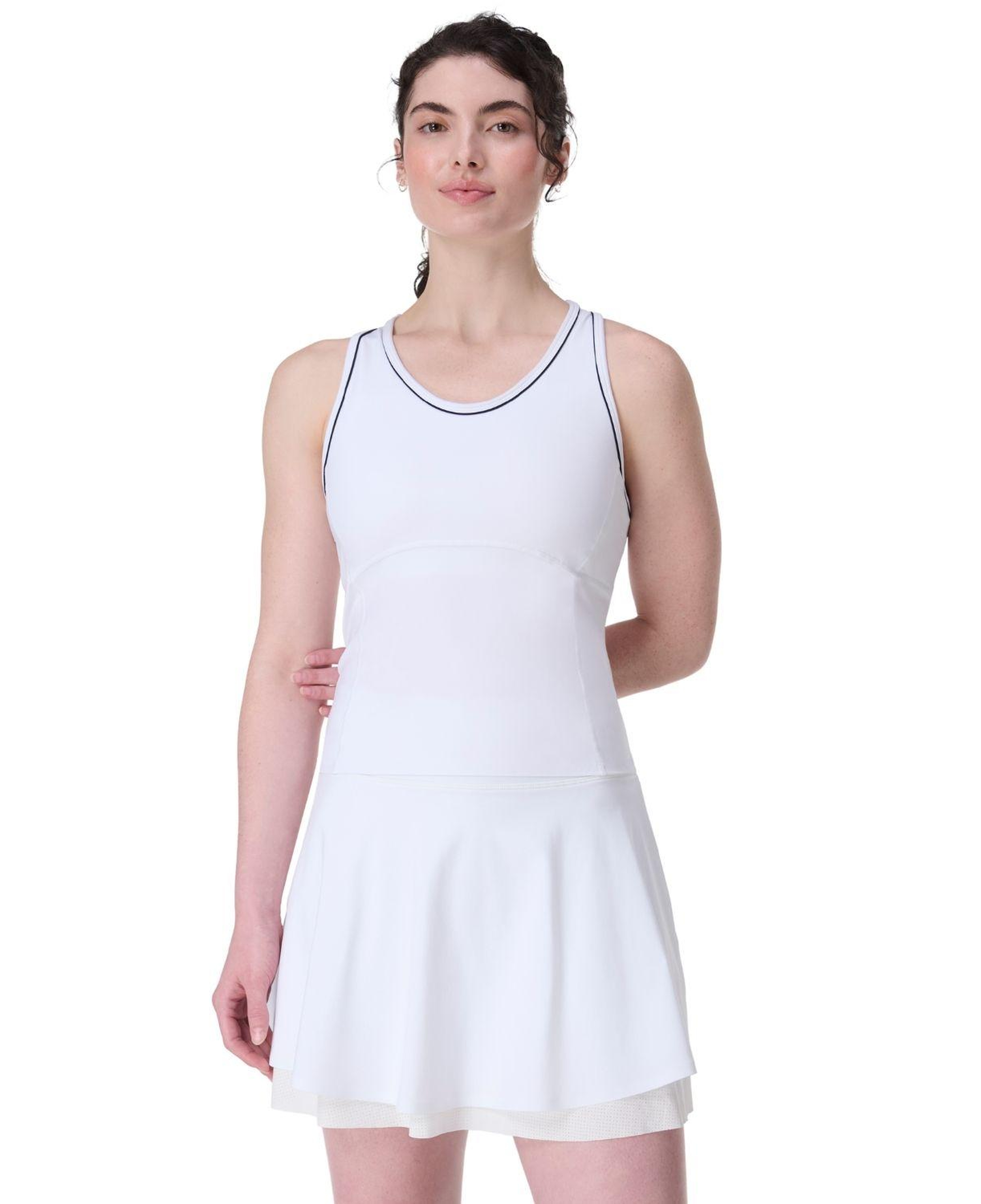 Sweaty Betty Pro Racket Power Tank Kadın Beyaz Tank Top