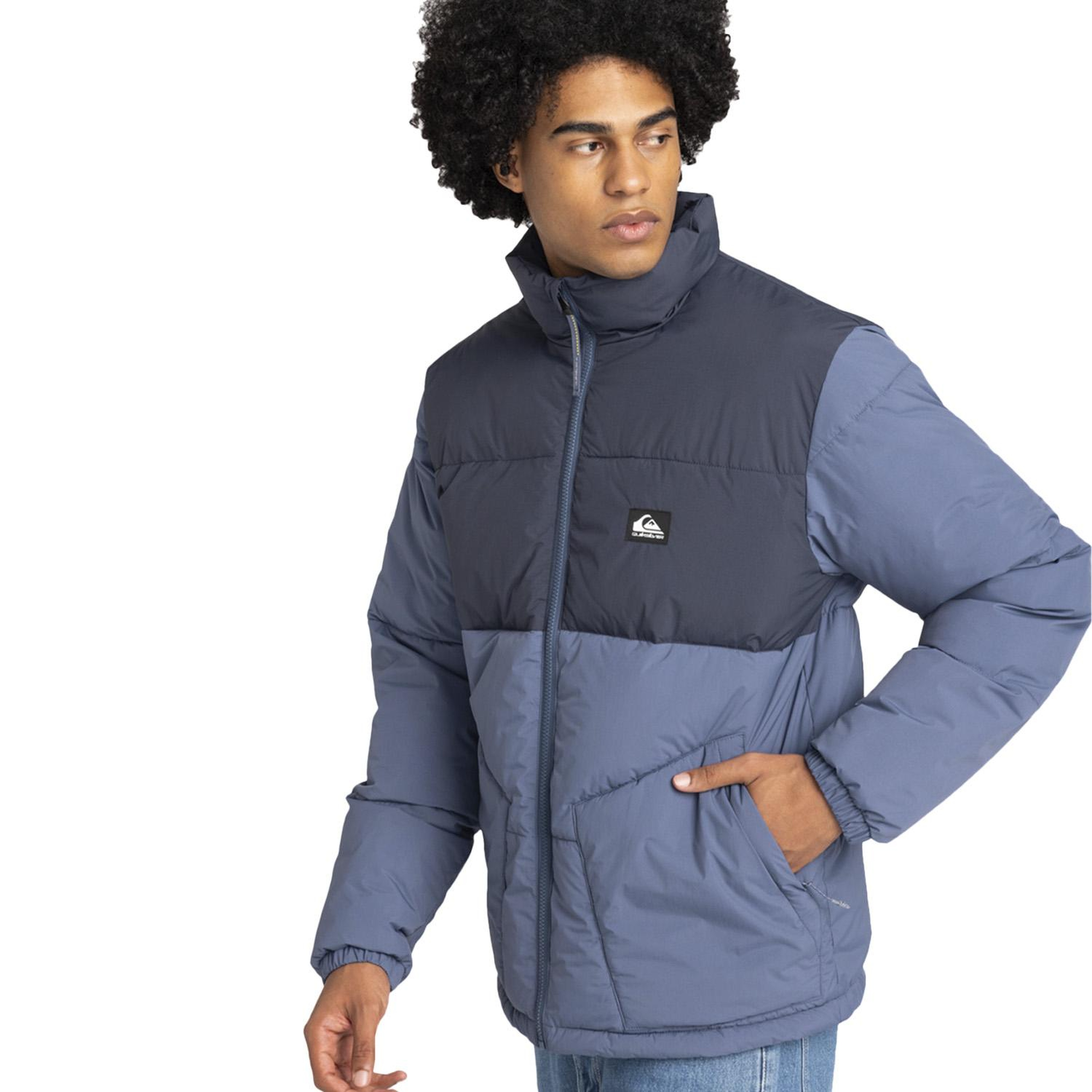 Quiksilver Wild Mountain Tech Erkek Mavi Ceket