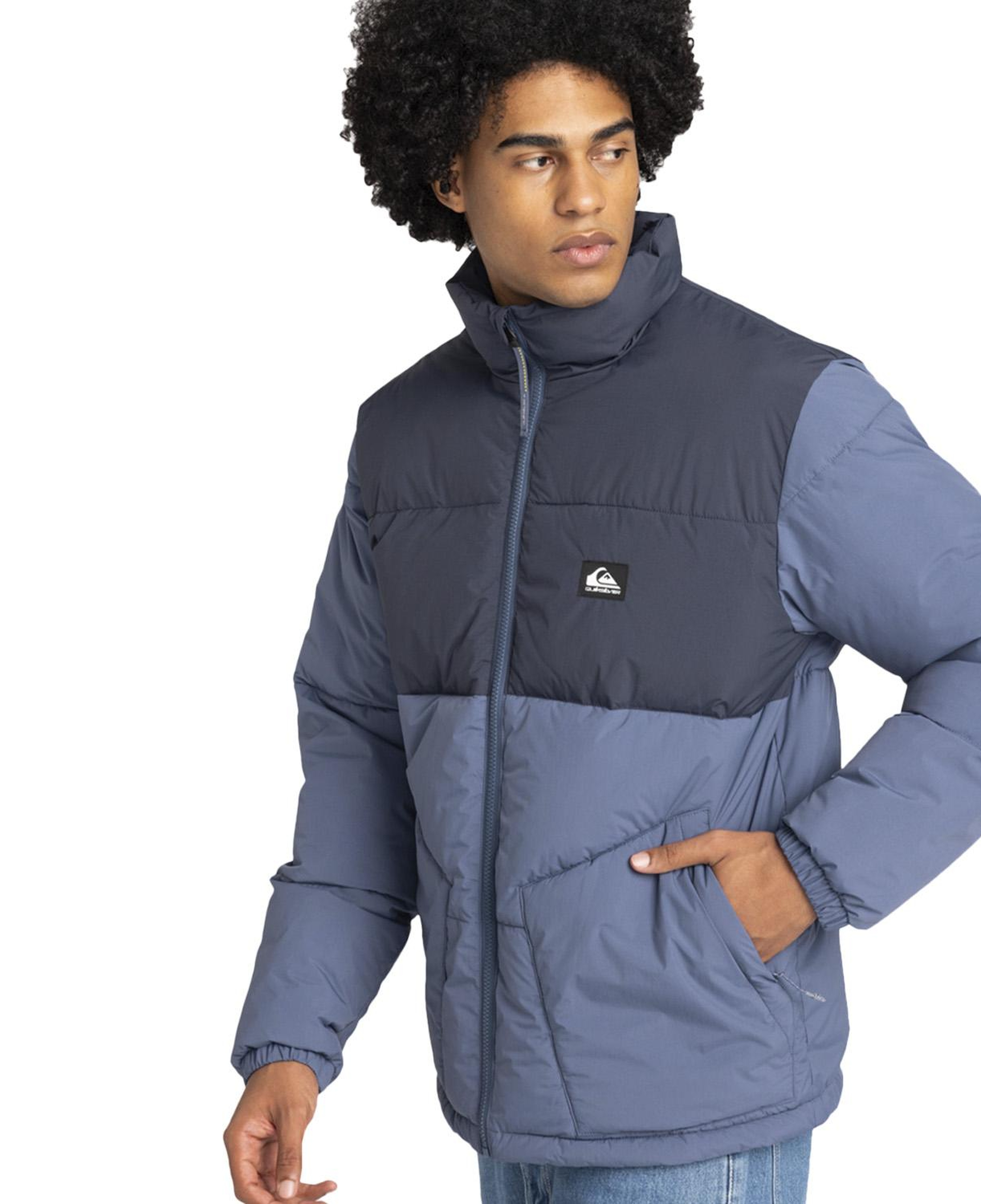 Quiksilver Wild Mountain Tech Erkek Mavi Ceket