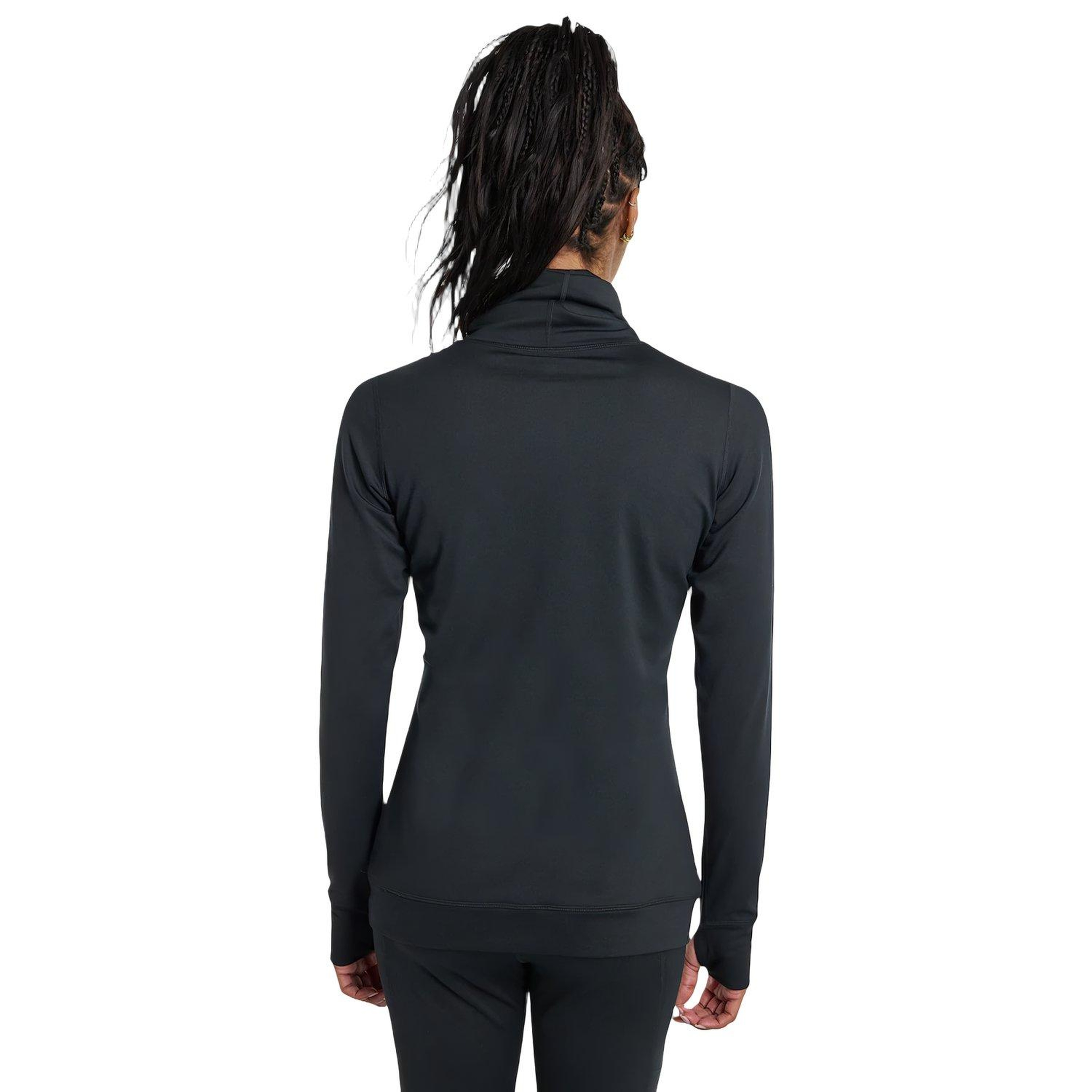 Burton Womens Midweight Long Neck Kadın Siyah İçlik Üst