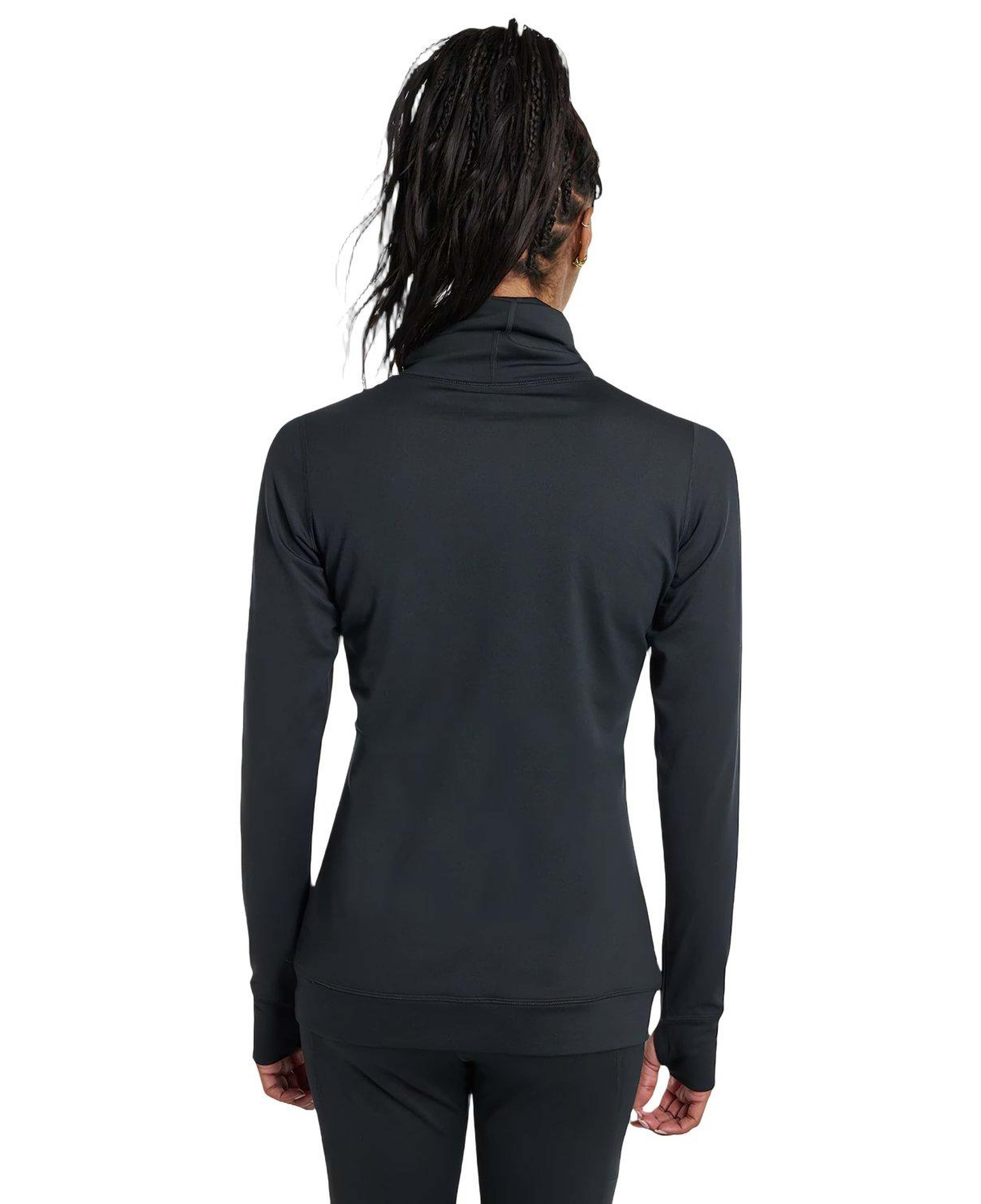 Burton Womens Midweight Long Neck Kadın Siyah İçlik Üst
