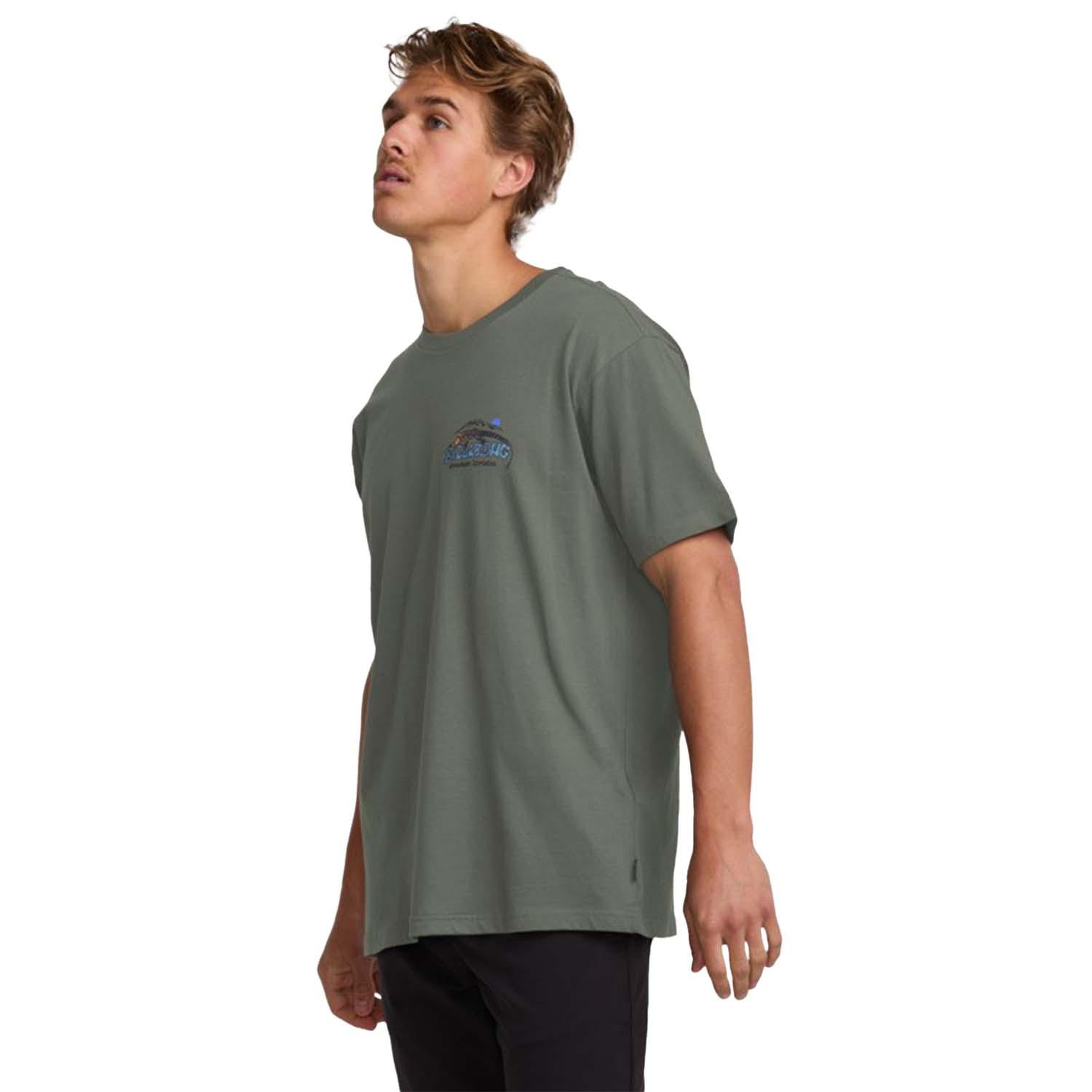 Billabong Lizard Mountain Adiv Erkek Mavi Tişört