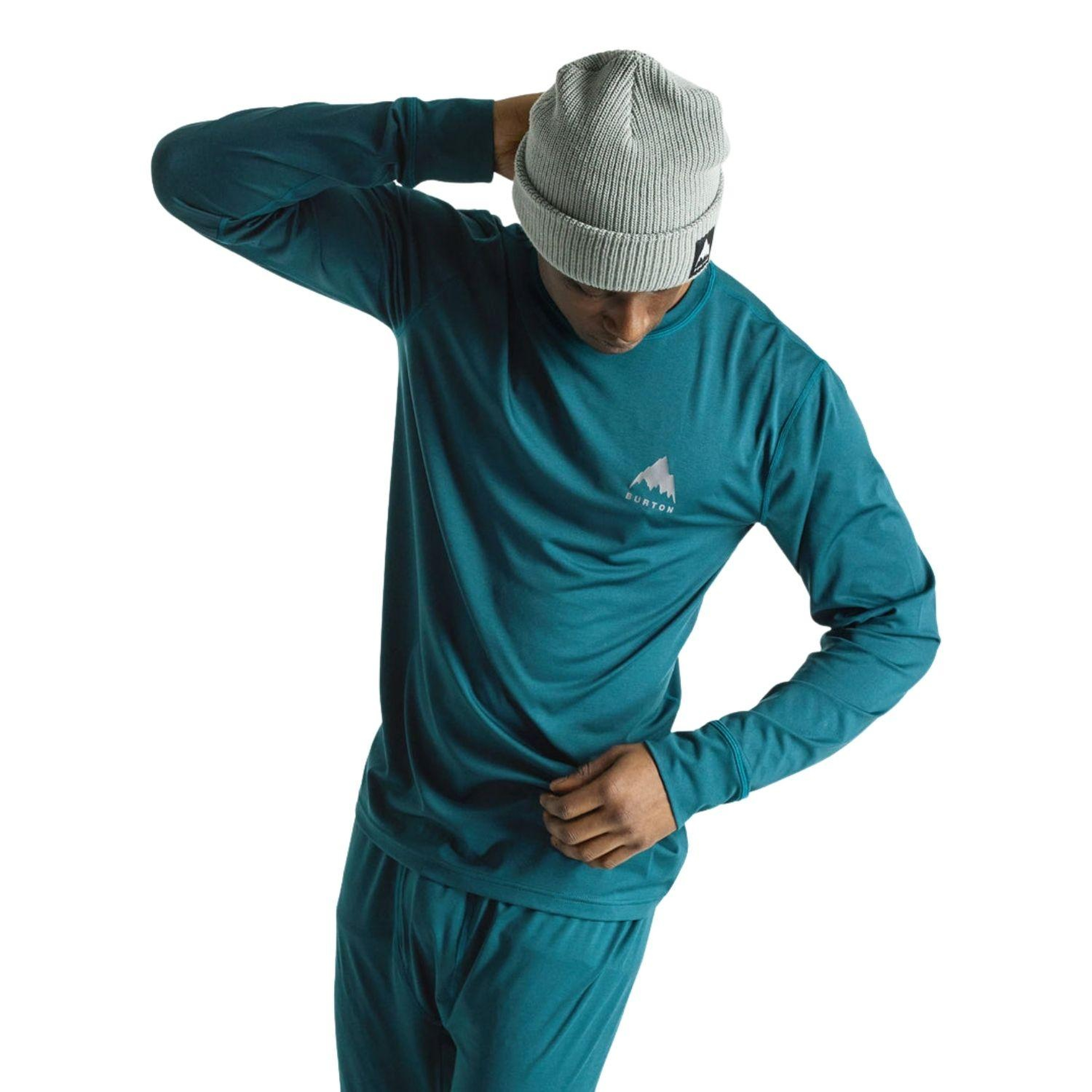 Burton Lightweight X Crew Erkek Yeşil İçlik Üst