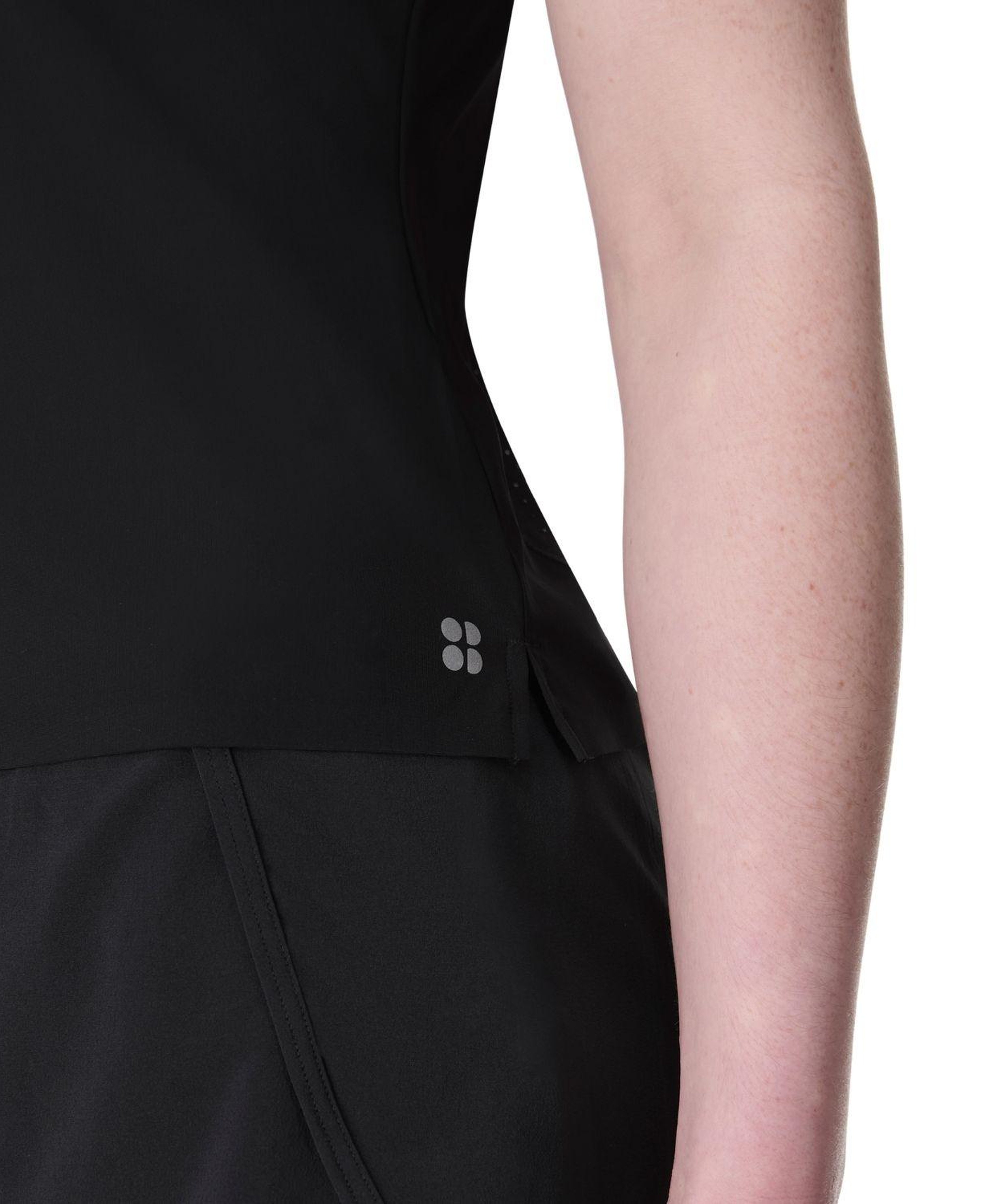 Sweaty Betty Zero Gravity Race Fit Kadın Siyah Koşu Tişört