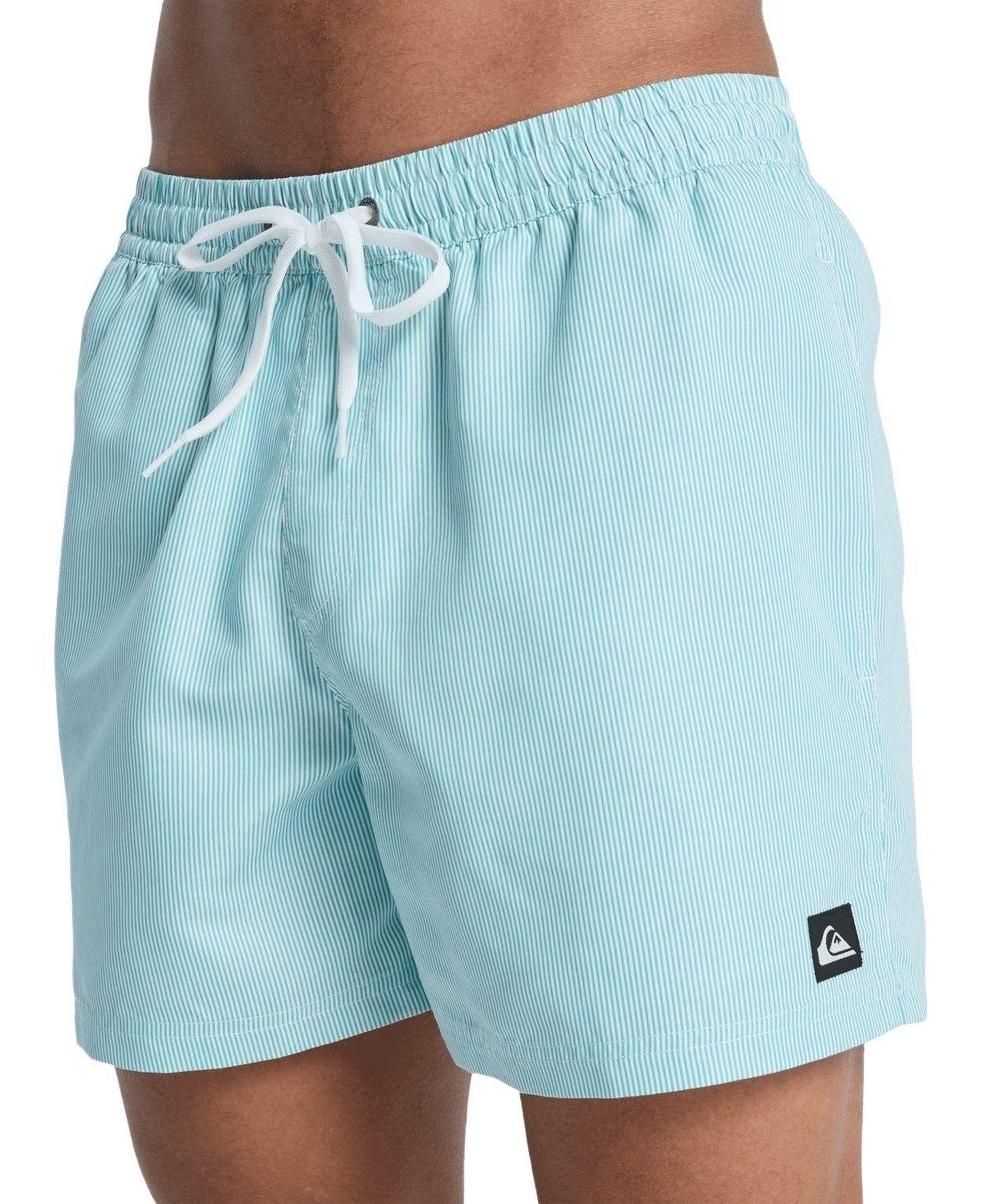 Quiksilver Deluxe 15 Erkek Mavi Volley Short