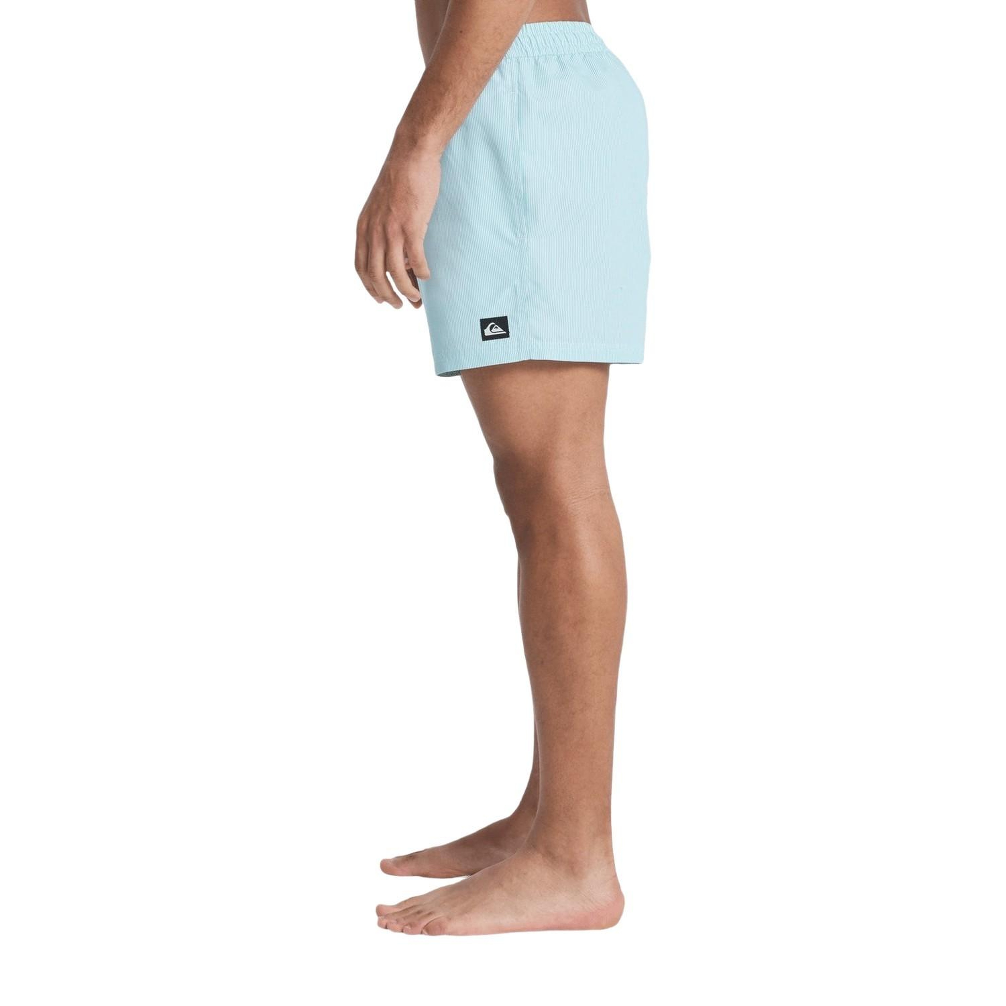 Quiksilver Deluxe 15 Erkek Mavi Volley Short
