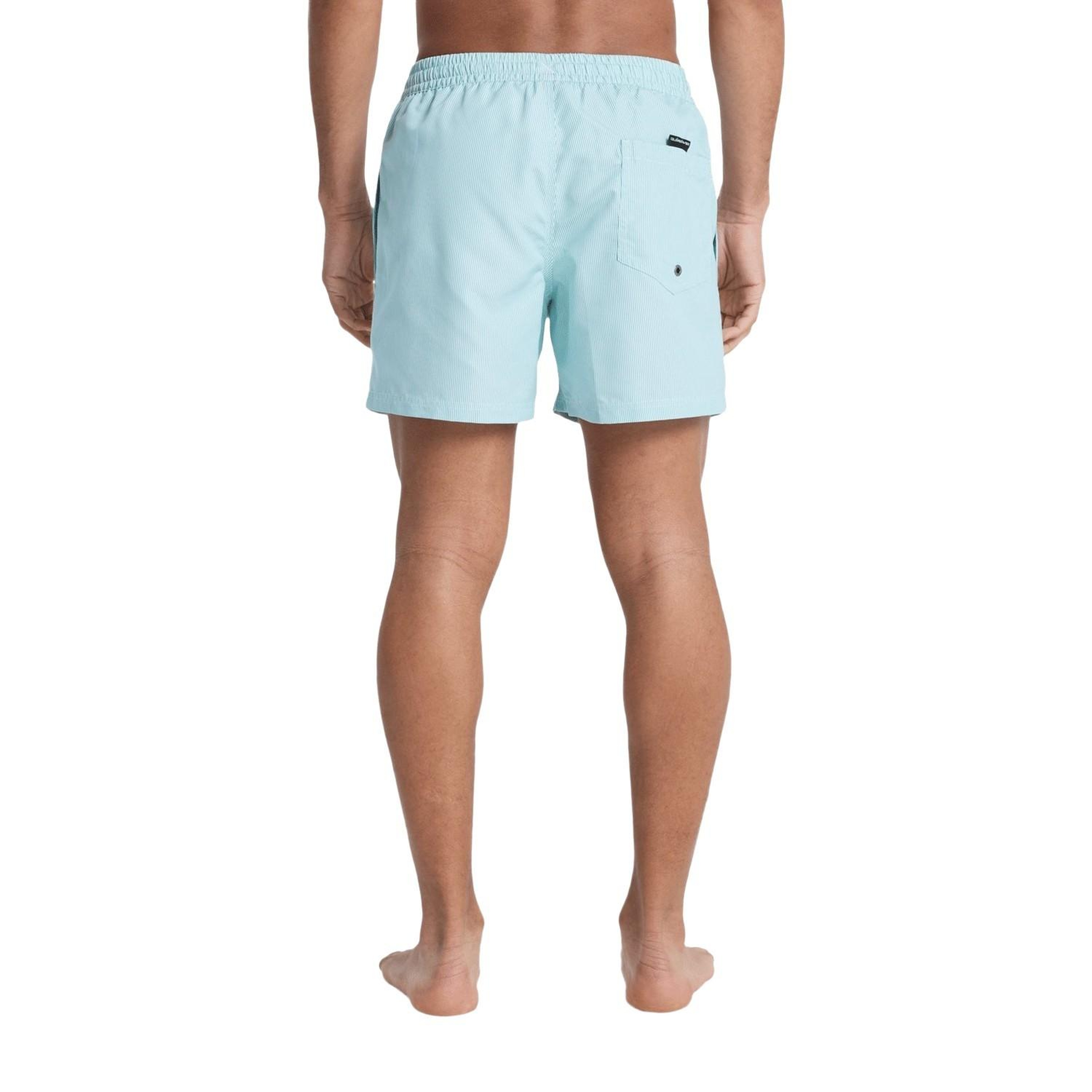 Quiksilver Deluxe 15 Erkek Mavi Volley Short