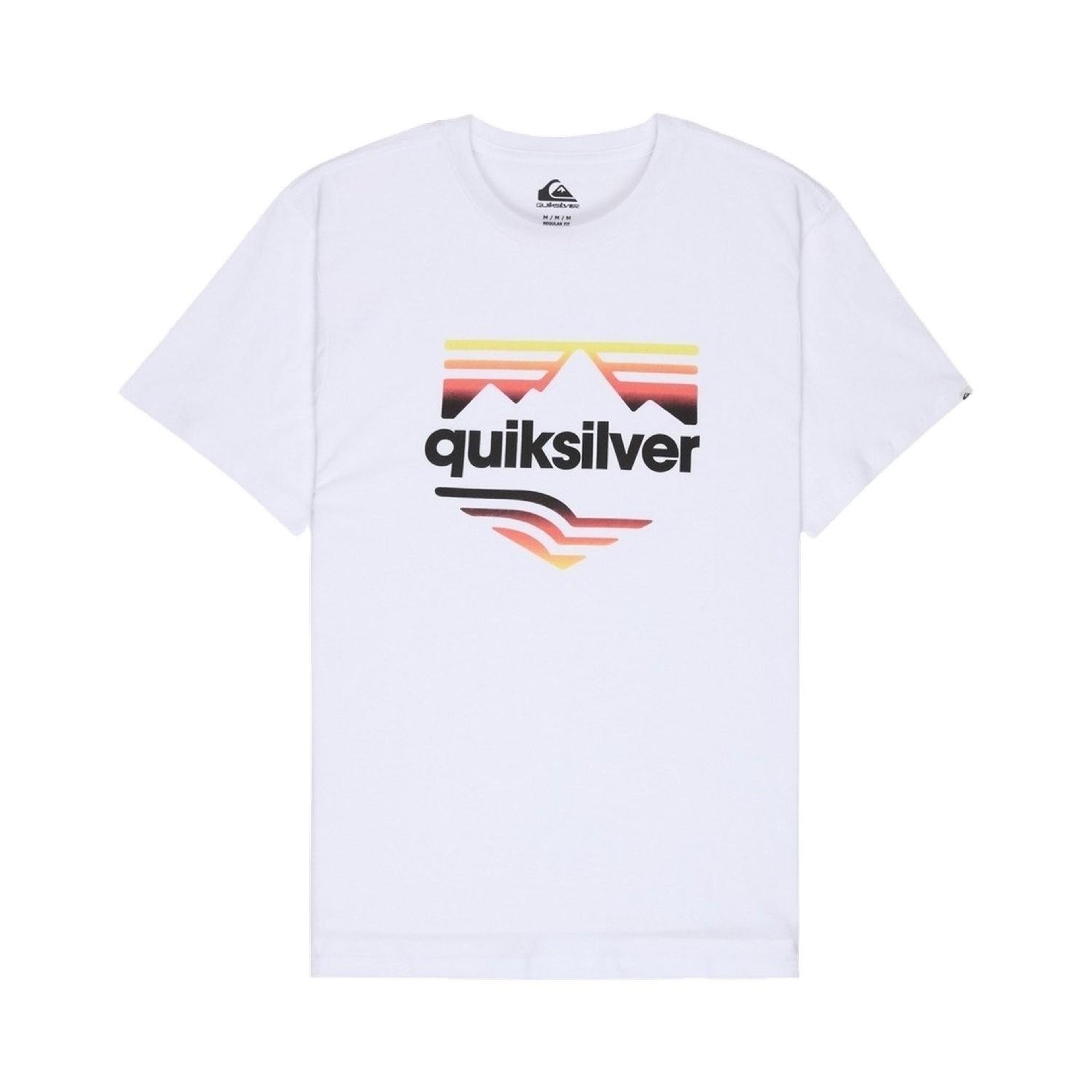 Quiksilver Ev Horizon Fade Erkek Beyaz Tişört