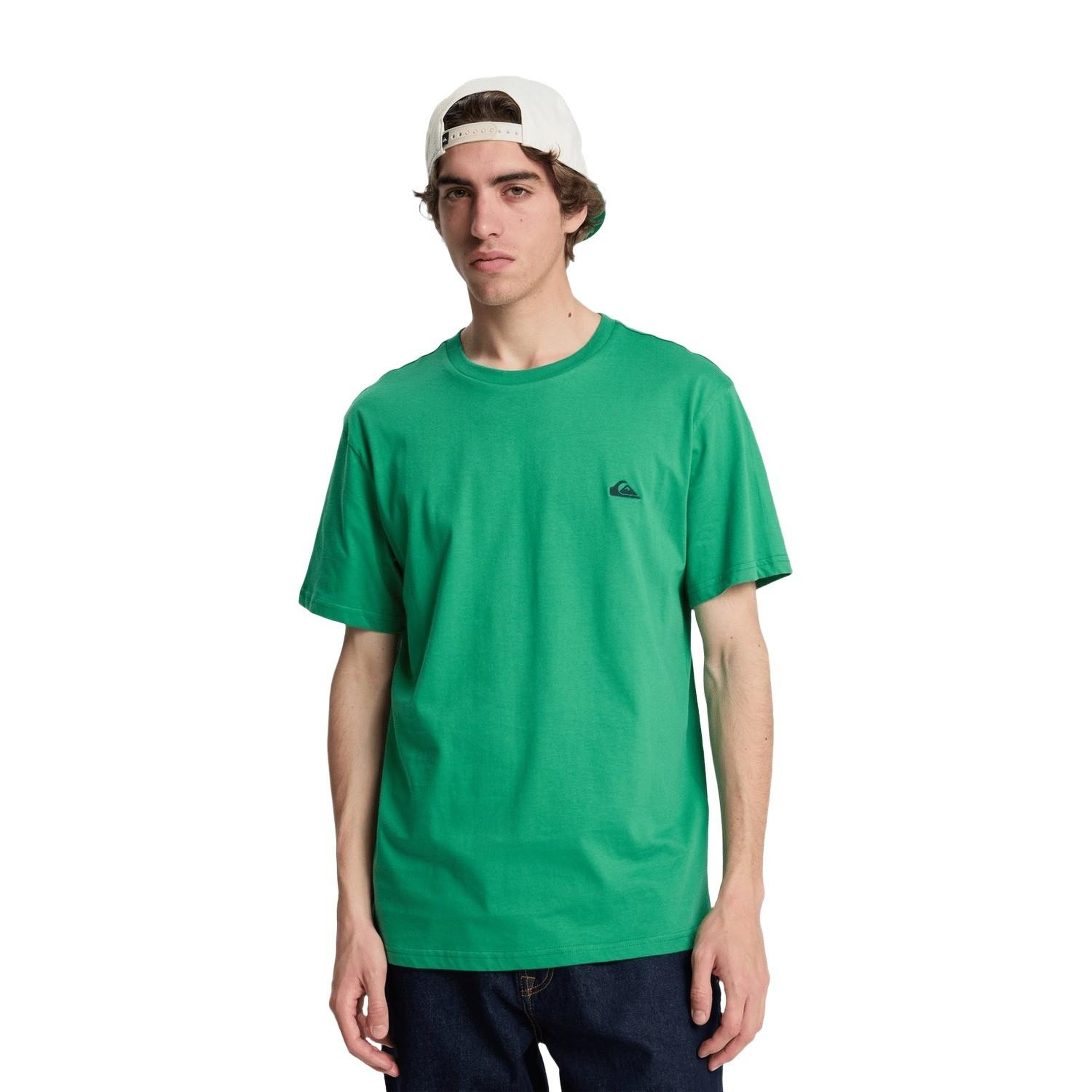 Quiksilver Basicscreenssym Erkek Yeşil Tişört