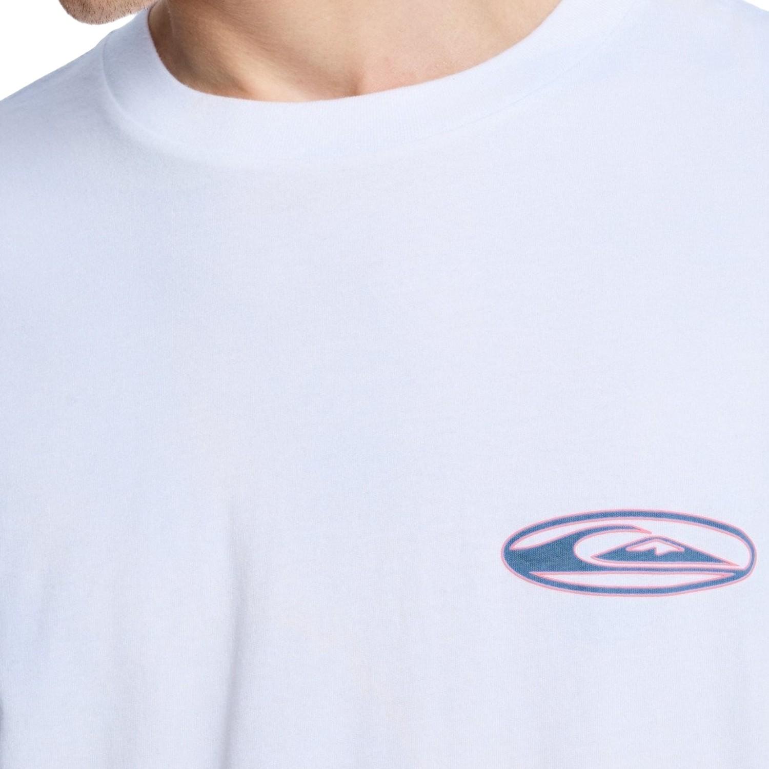 Quiksilver Quikglobe Erkek Beyaz Tişört