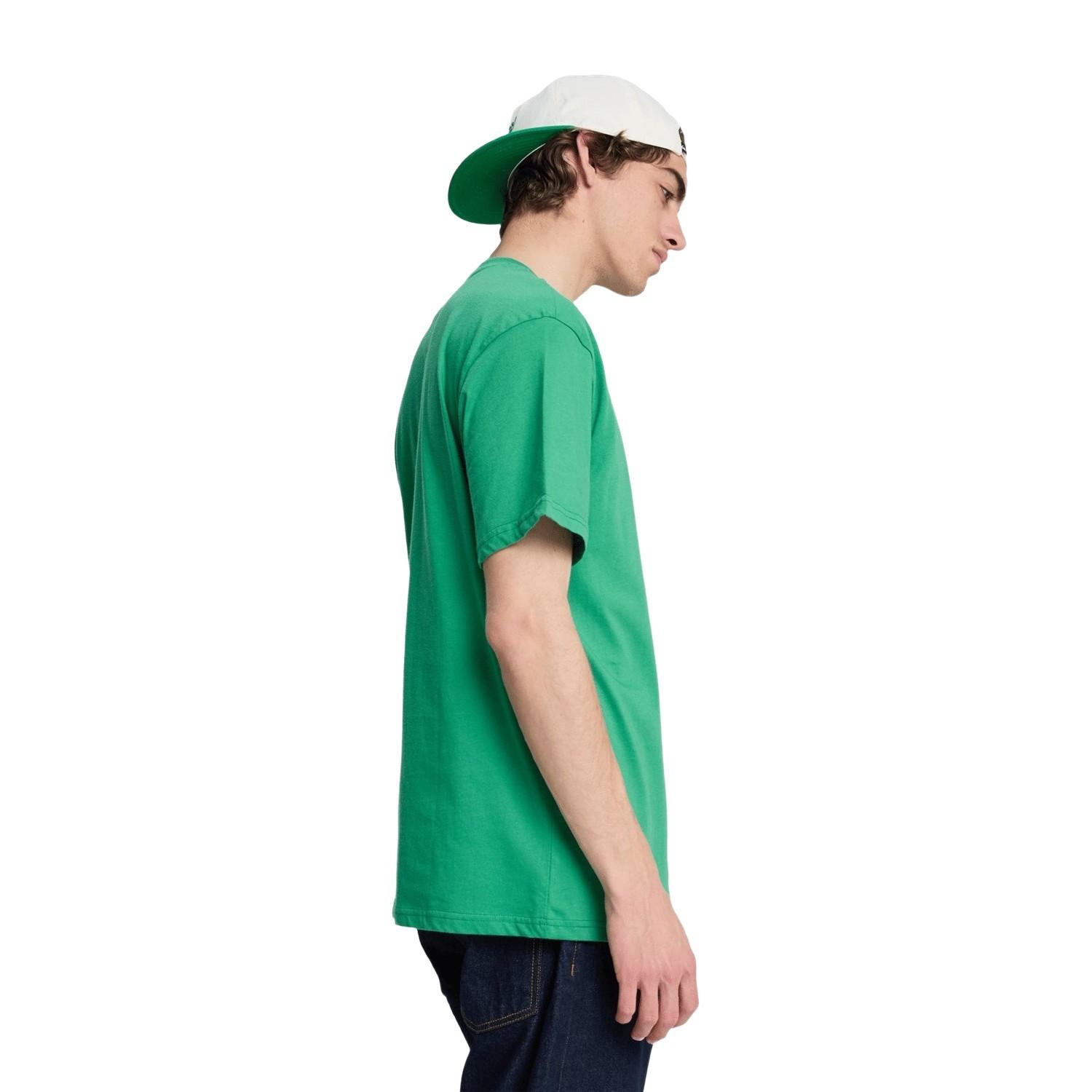 Quiksilver Basicscreenssym Erkek Yeşil Tişört
