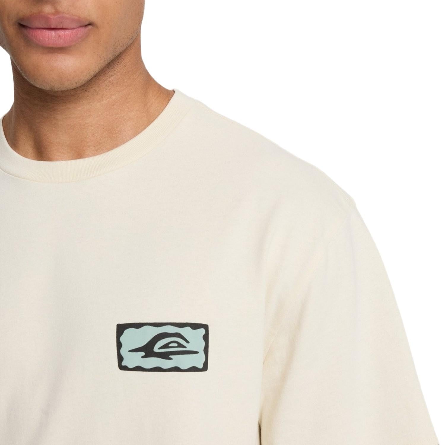 Quiksilver Serenity Splash Erkek Beyaz Tişört