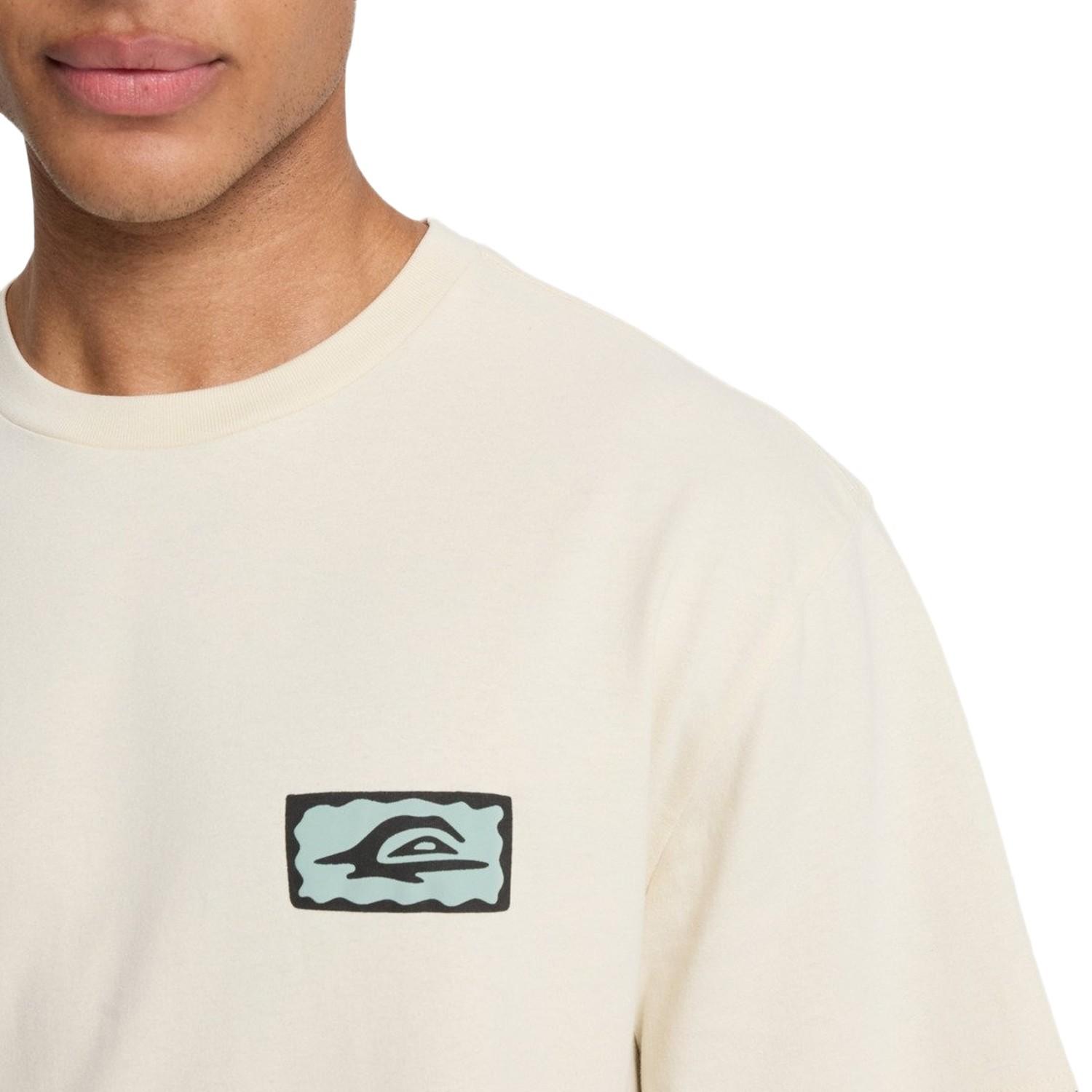 Quiksilver Serenity Splash Erkek Beyaz Tişört