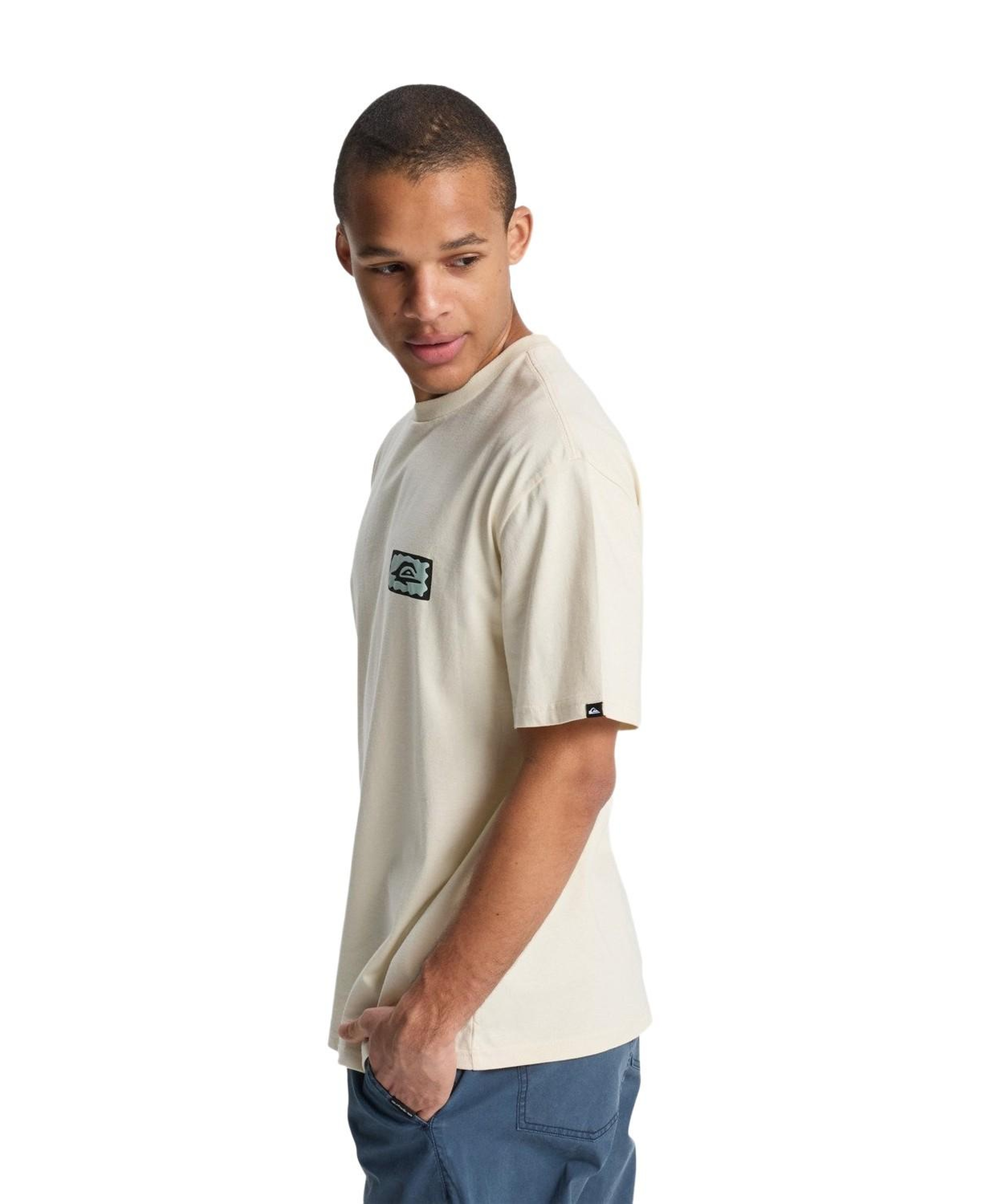 Quiksilver Serenity Splash Erkek Beyaz Tişört