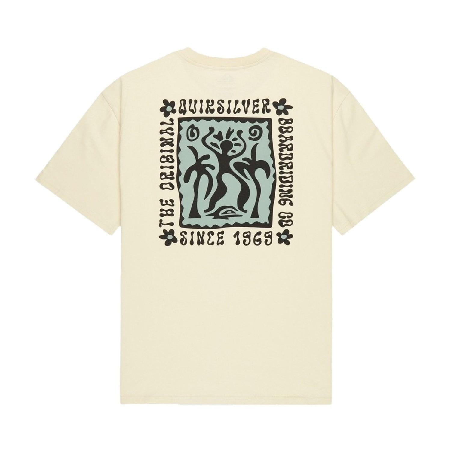 Quiksilver Serenity Splash Erkek Beyaz Tişört