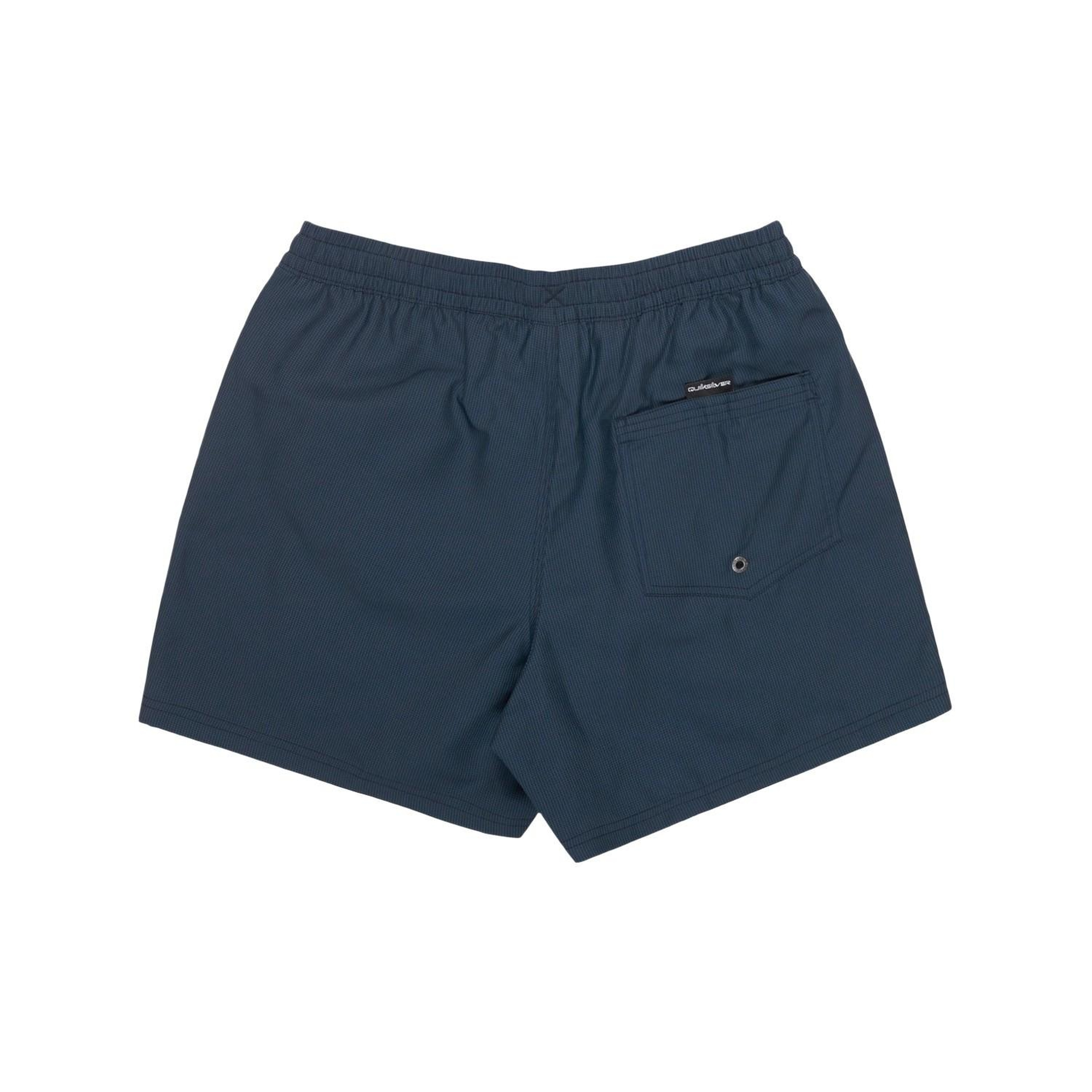 Quiksilver Deluxe 15 Erkek Mavi Volley Short