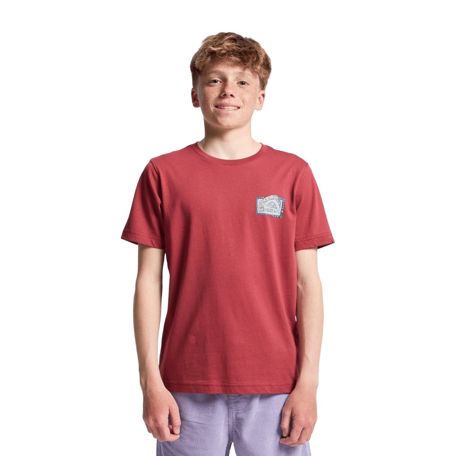 Quiksilver Heritage Erkek Çocuk Kırmızı Tişört