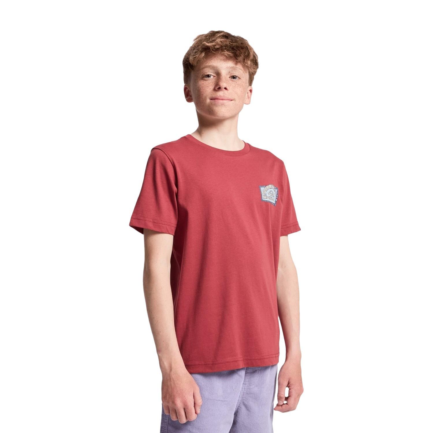 Quiksilver Heritage Erkek Çocuk Kırmızı Tişört