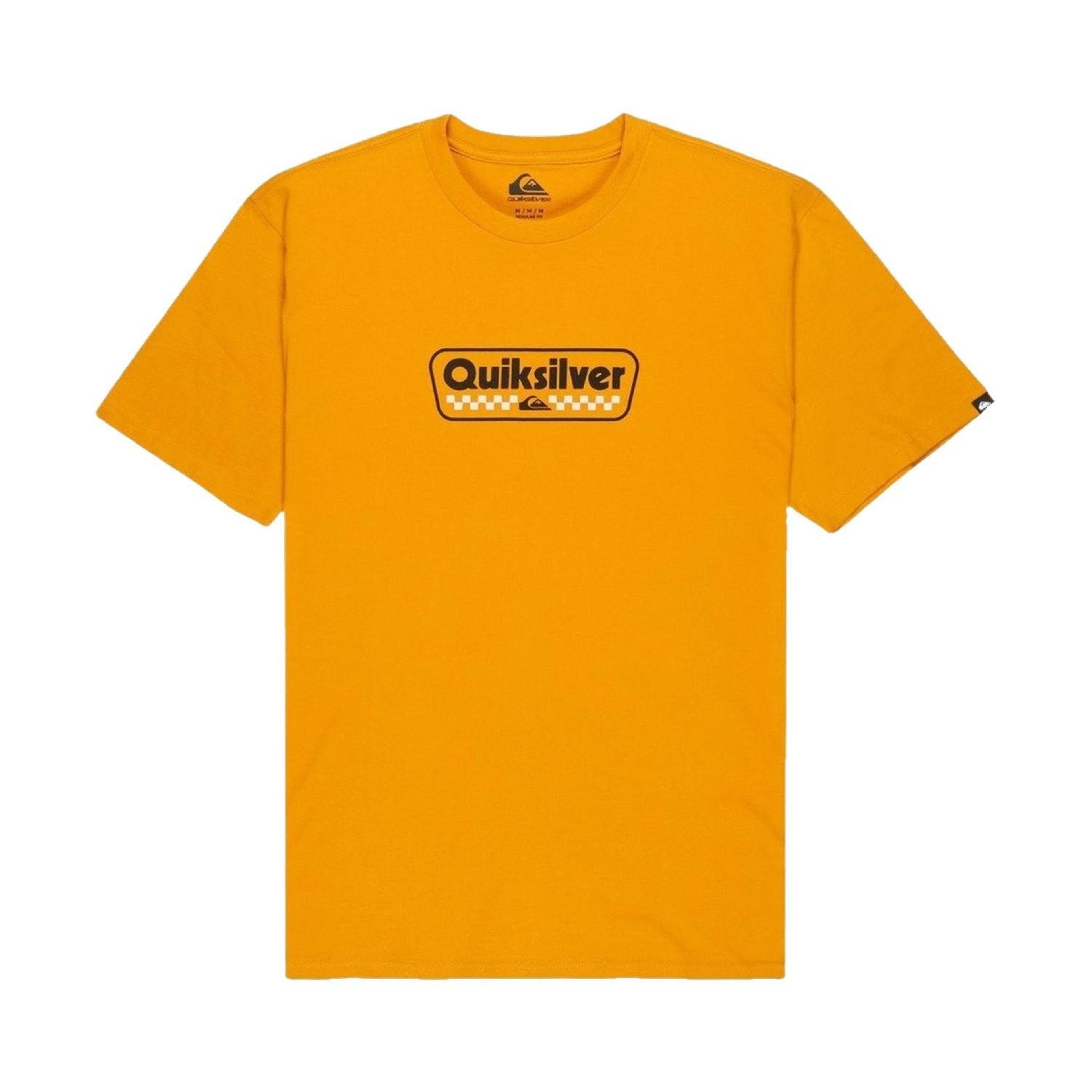 Quiksilver Ev Starting Gri Erkek Turuncu Tişört