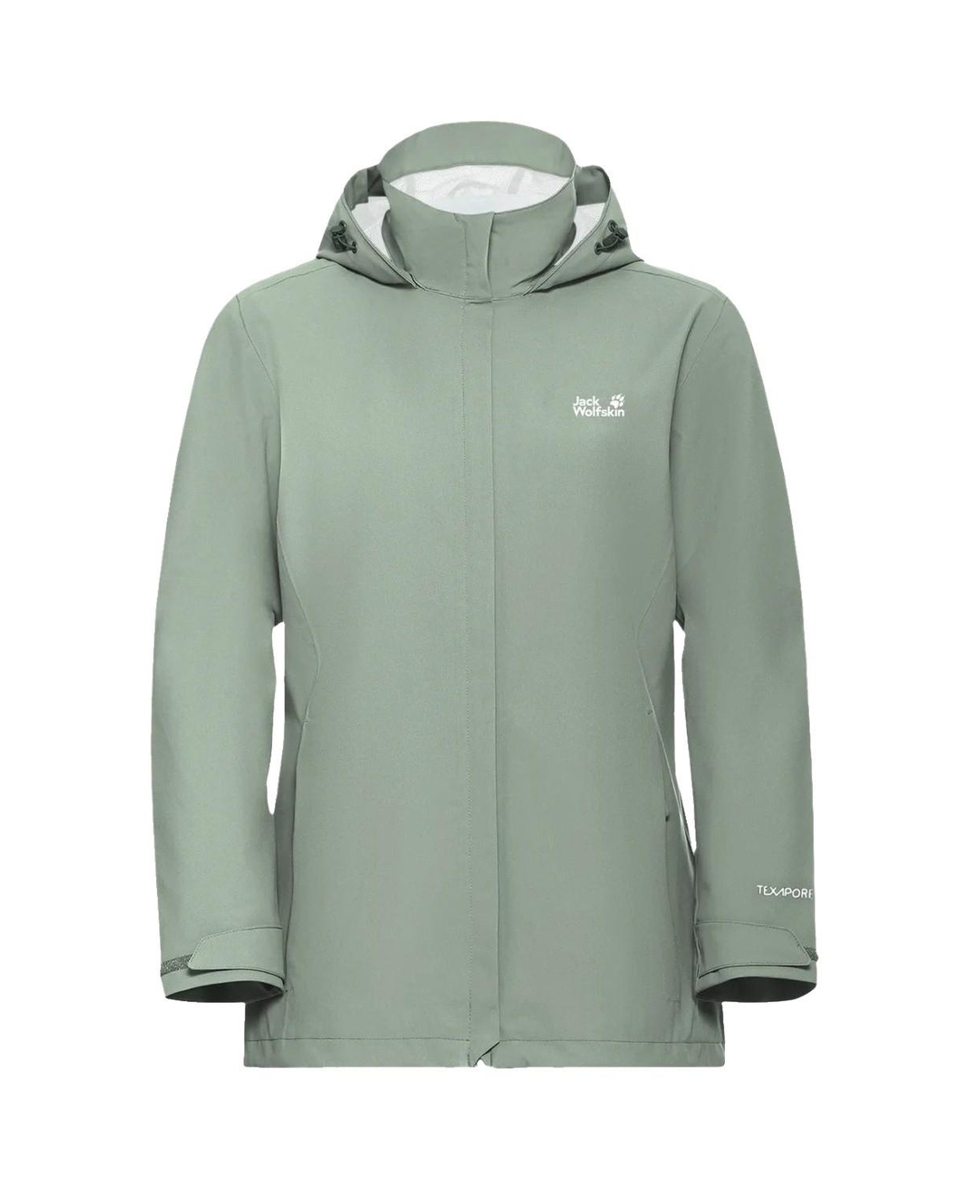 Jack Wolfskin Trailtime 2L Kadın Yeşil Outdoor Ceketi