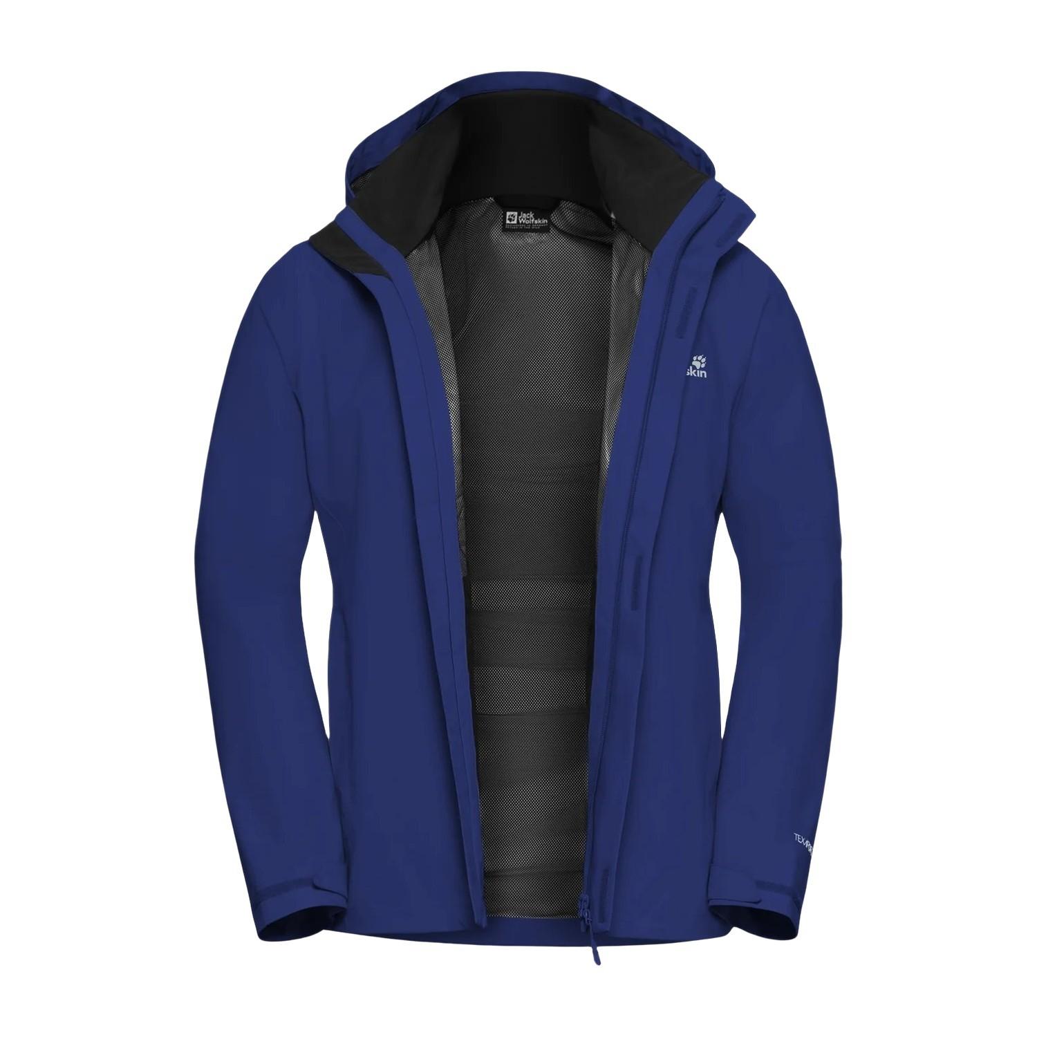 Jack Wolfskin Trailtime 2L Erkek Mavi Outdoor Ceketi