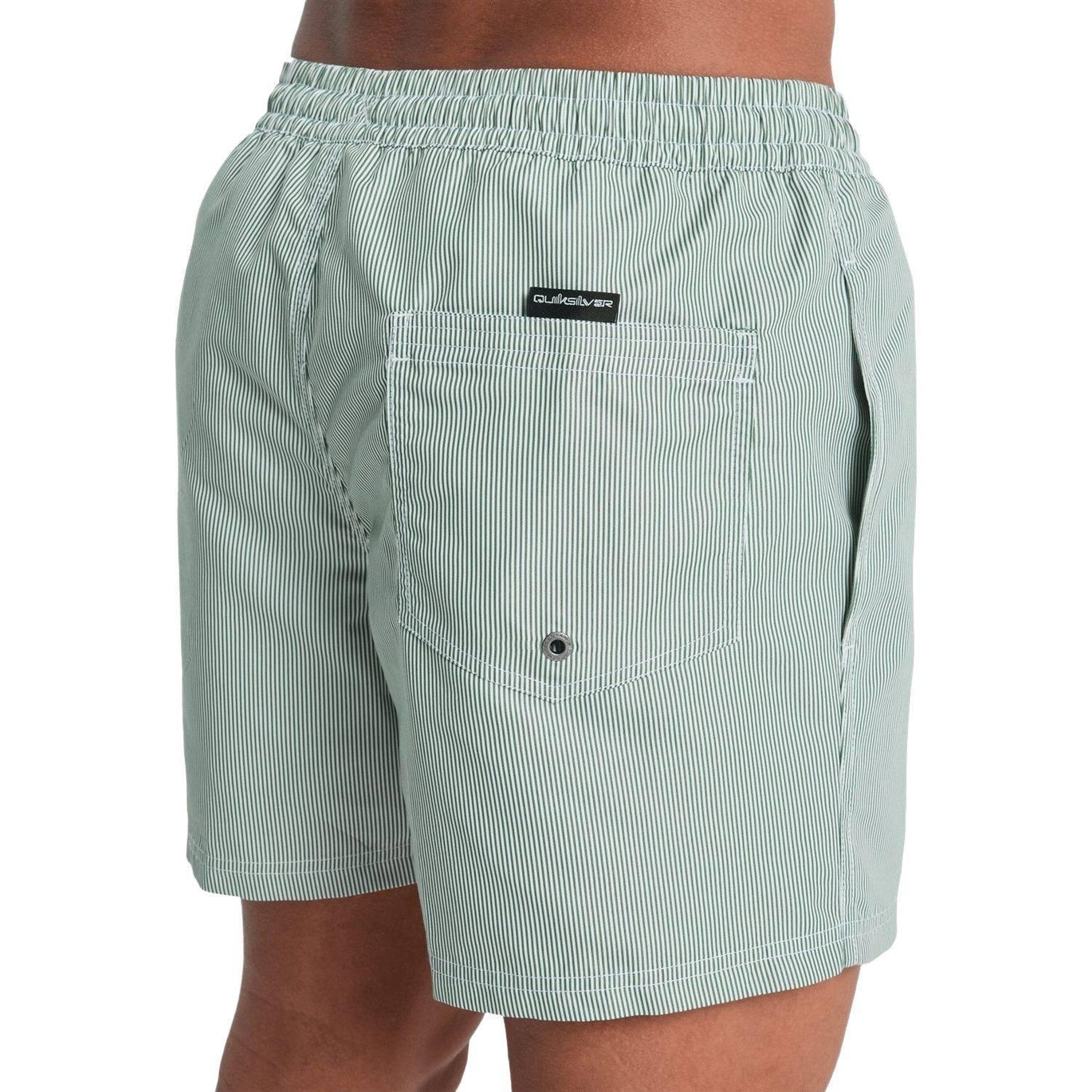Quiksilver Deluxe 15 Erkek Yeşil Volley Short