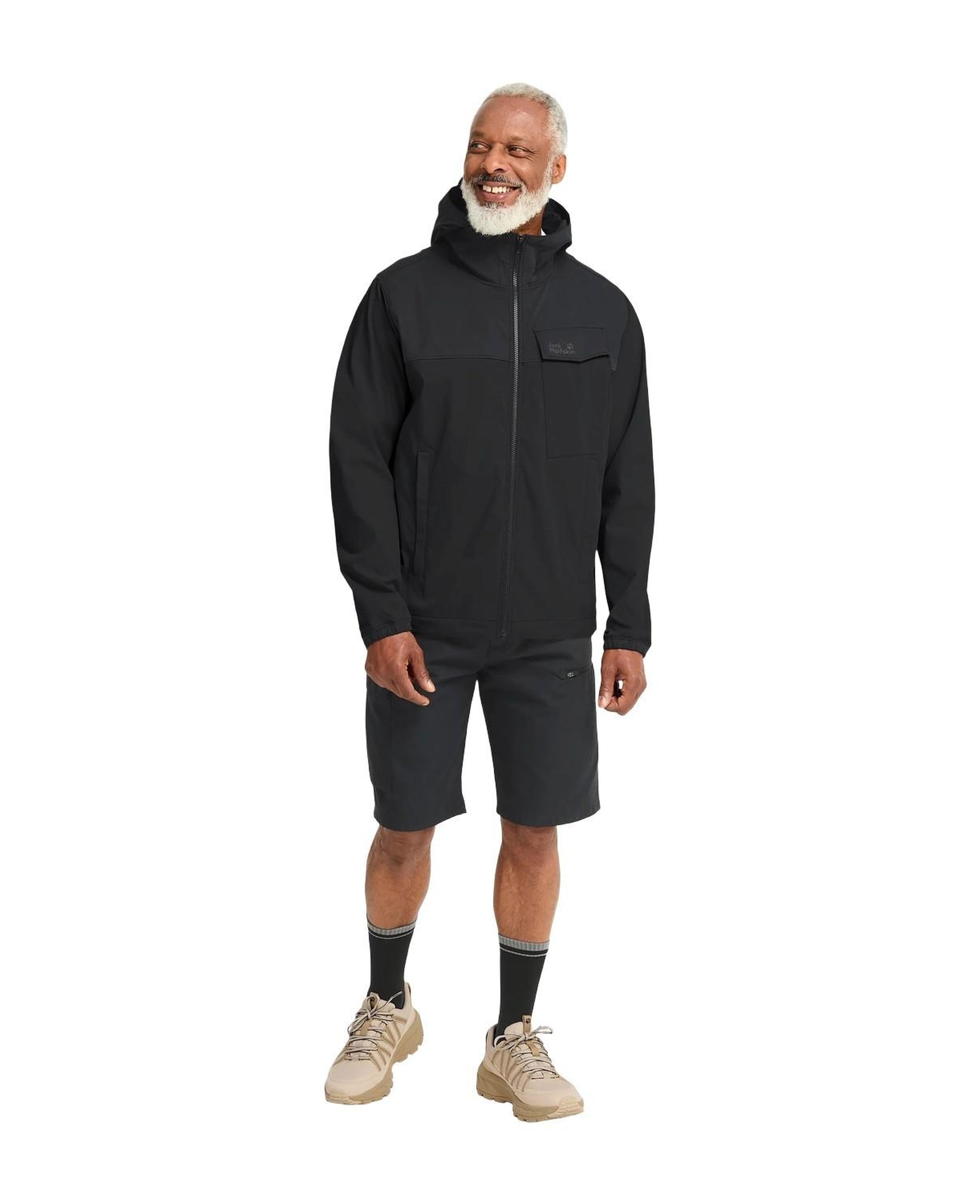 Jack Wolfskin Mahani Erkek Siyah Outdoor Ceketi