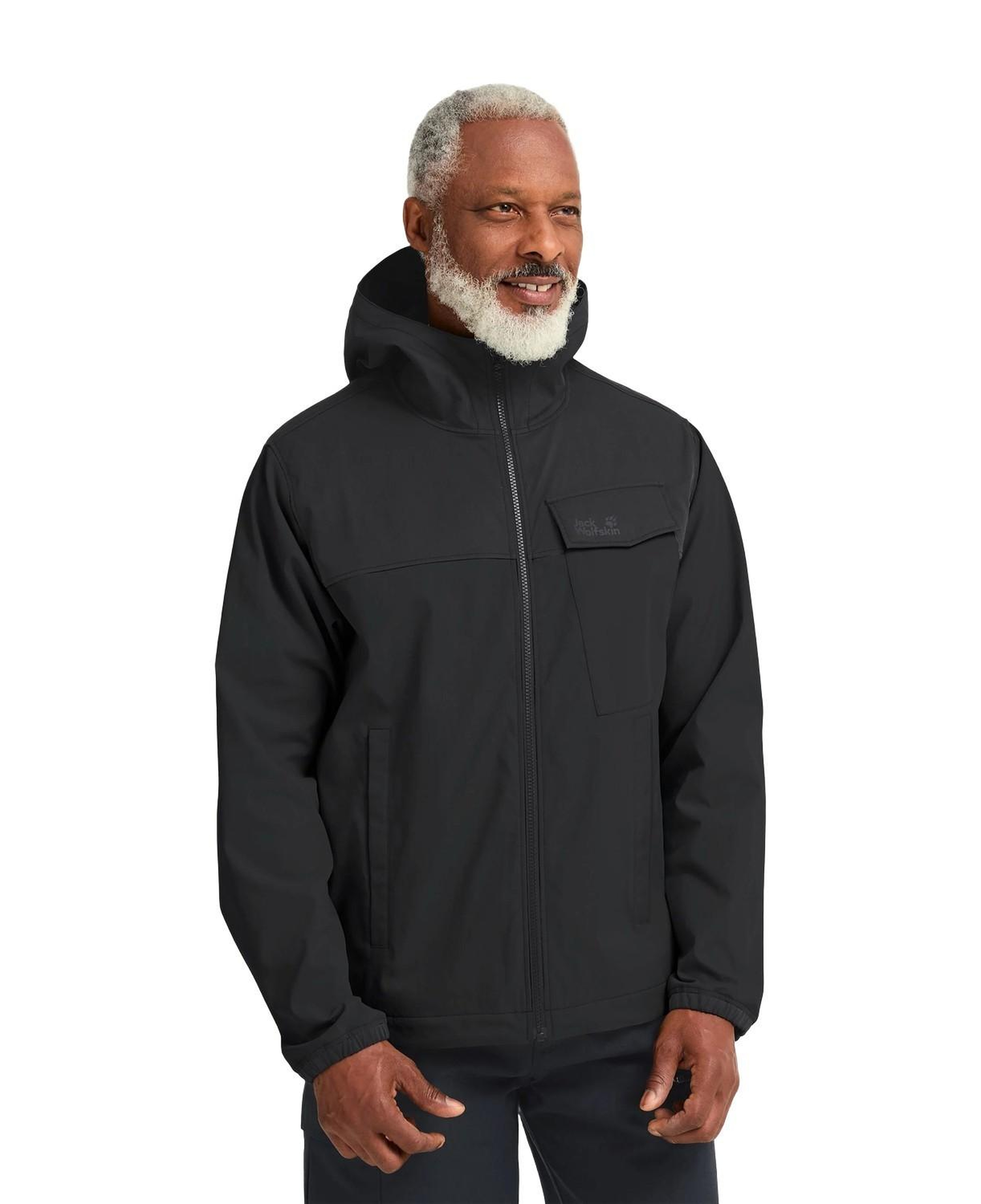 Jack Wolfskin Mahani Erkek Siyah Outdoor Ceketi