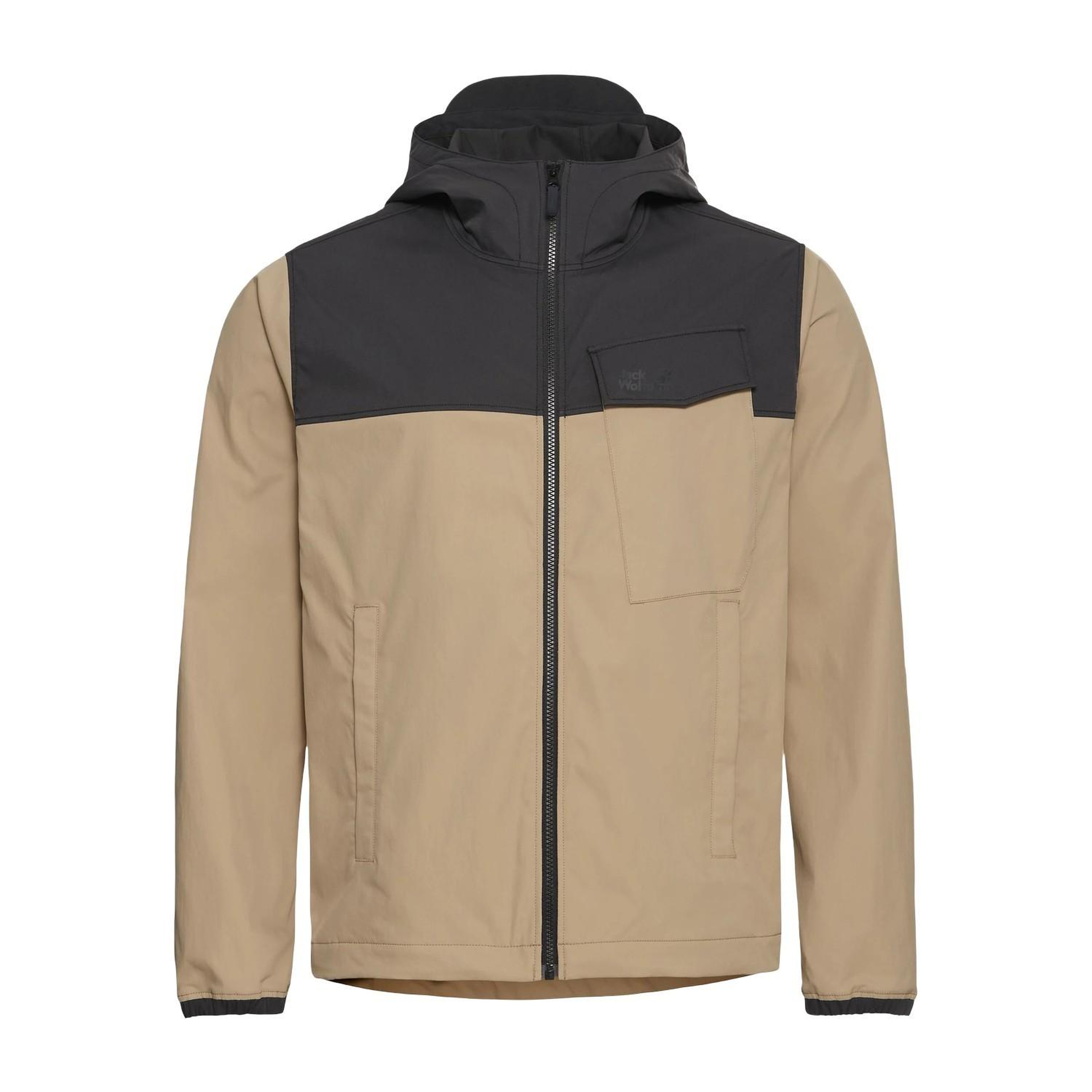Jack Wolfskin Mahani Erkek Bej Outdoor Ceketi