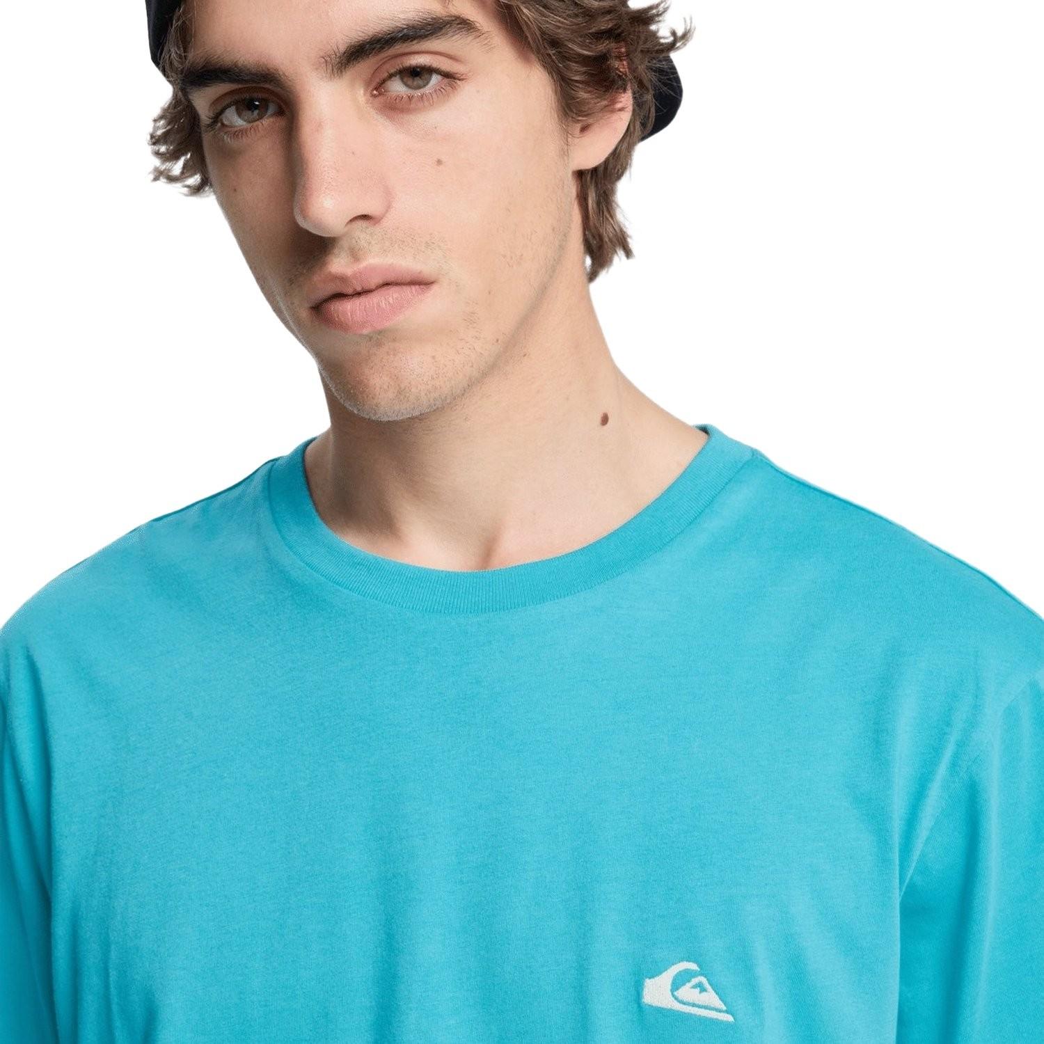 Quiksilver Basicscreenssym Erkek Mavi Tişört
