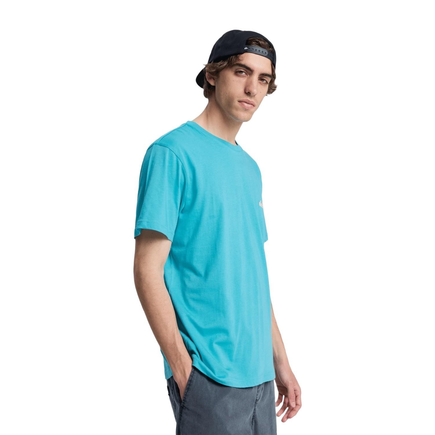 Quiksilver Basicscreenssym Erkek Mavi Tişört