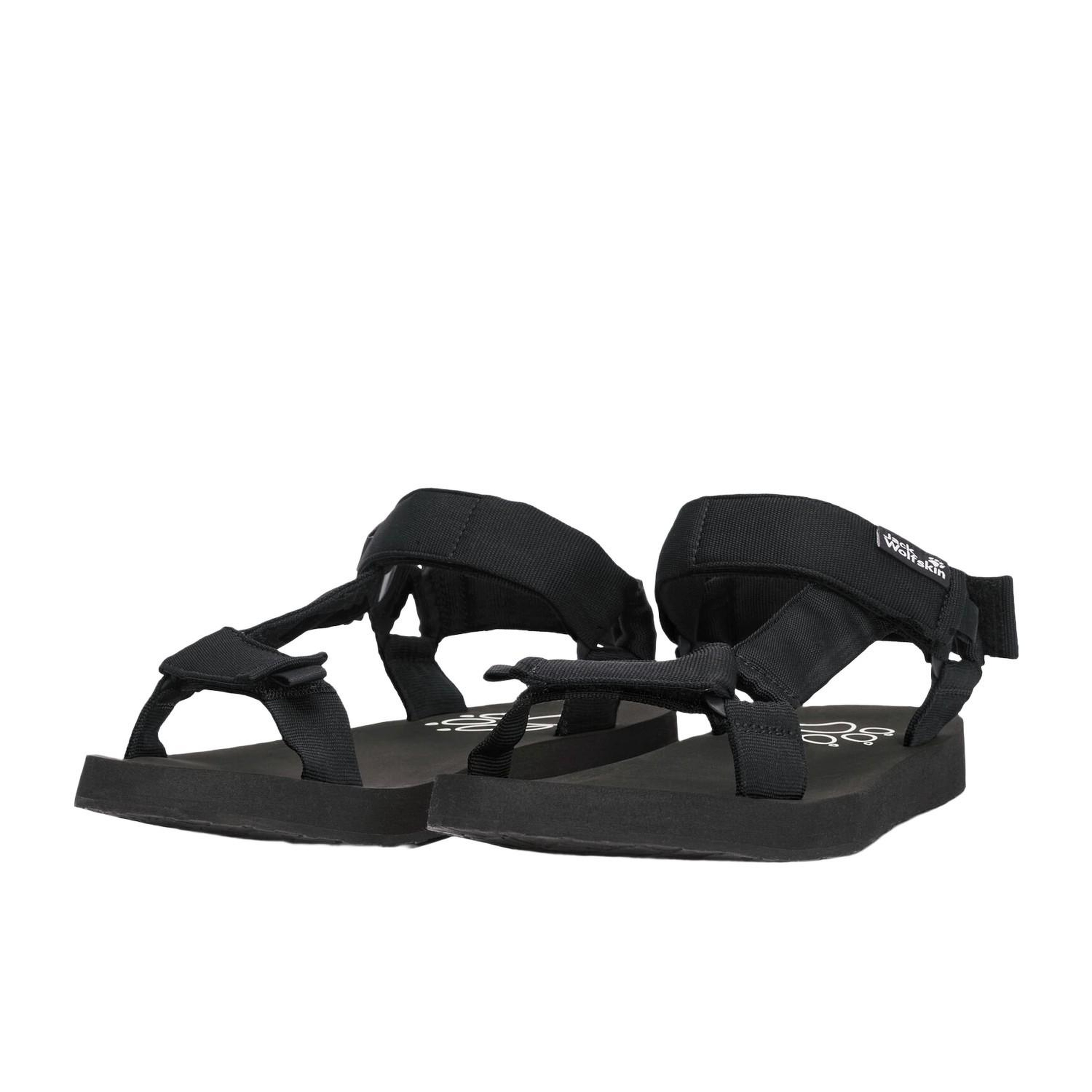 Jack Wolfskin Taiga Sandal Erkek Siyah Sandalet