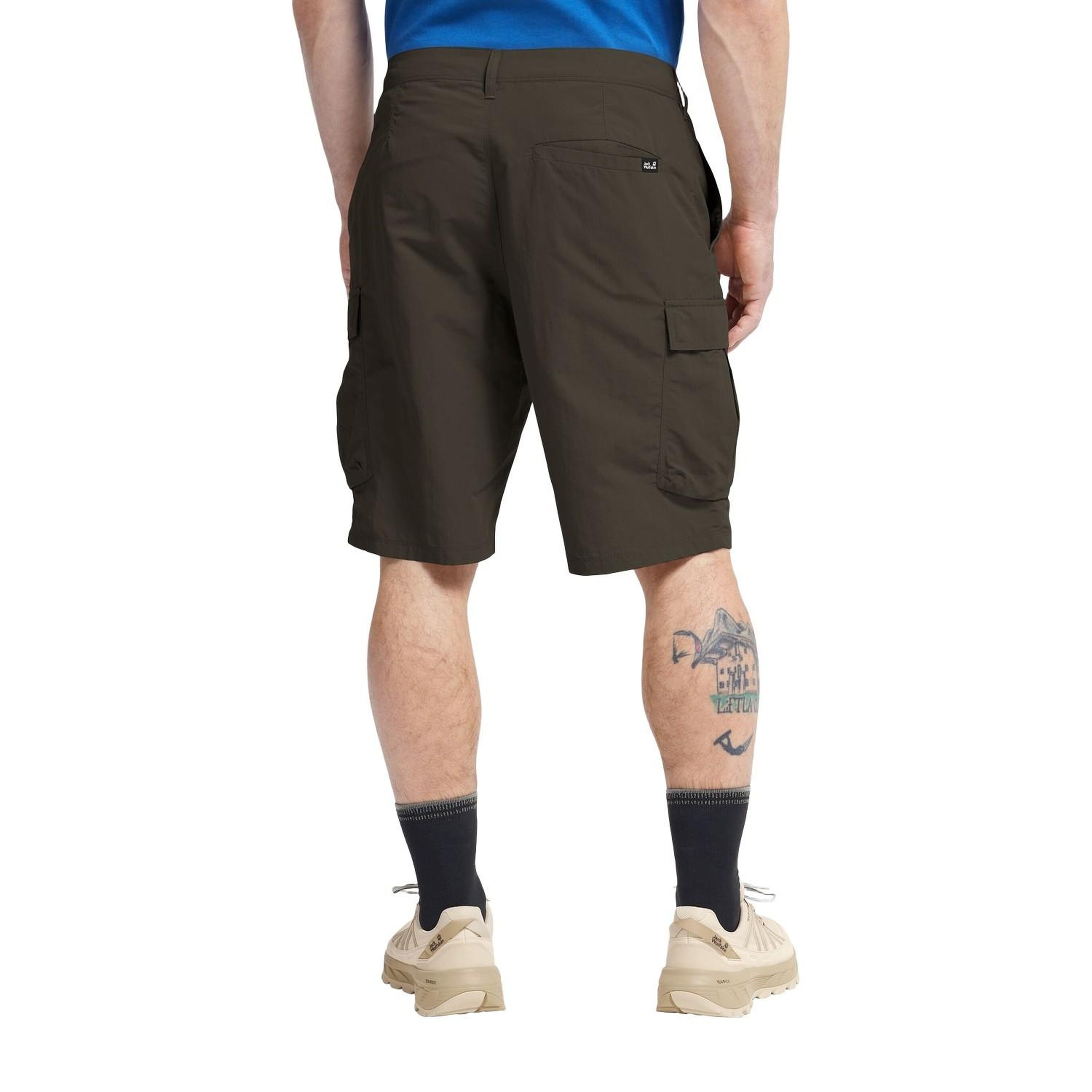 Jack Wolfskin Duneland Cargo Shorts Erkek Yeşil Şort