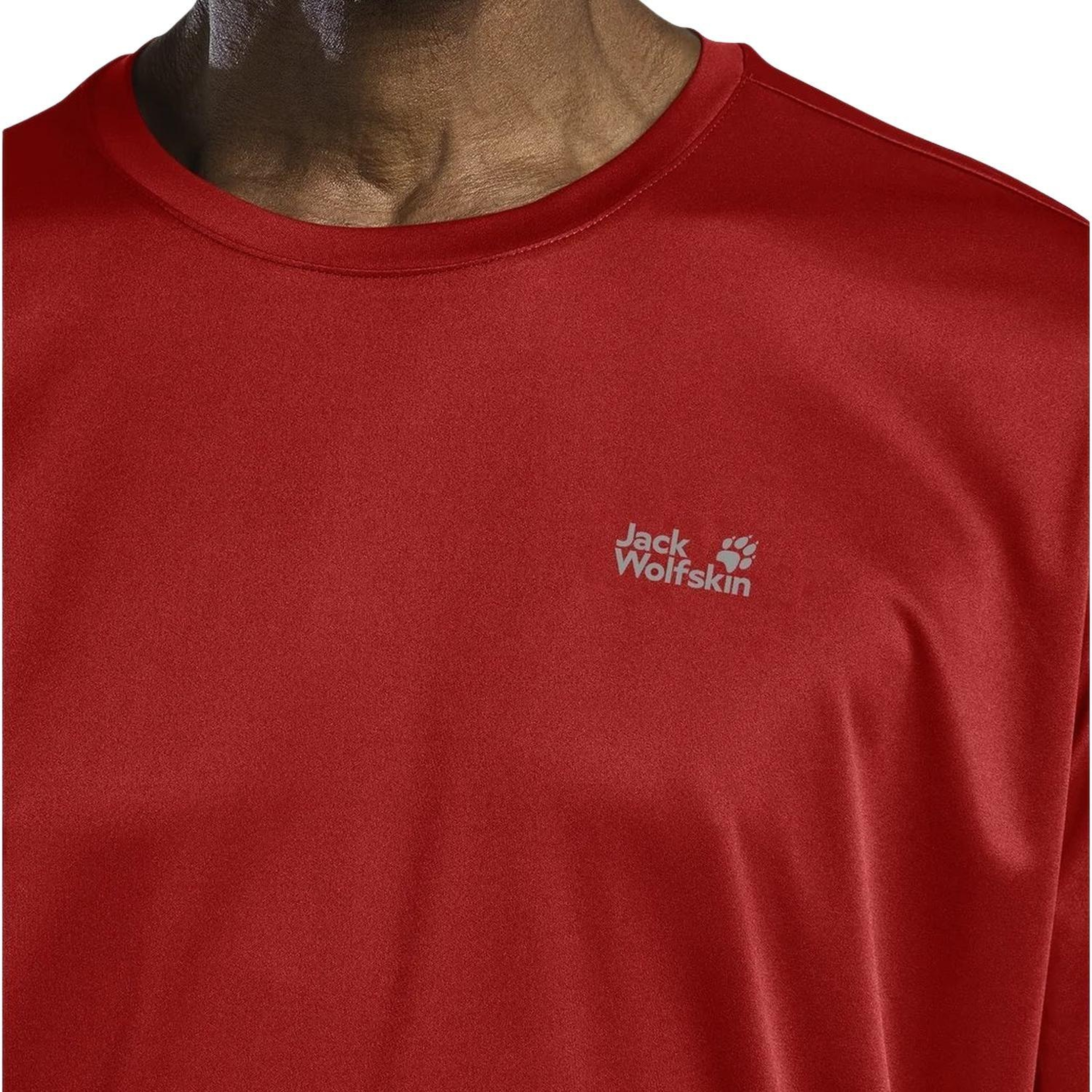 Jack Wolfskin Tech Erkek Kırmızı Tişört