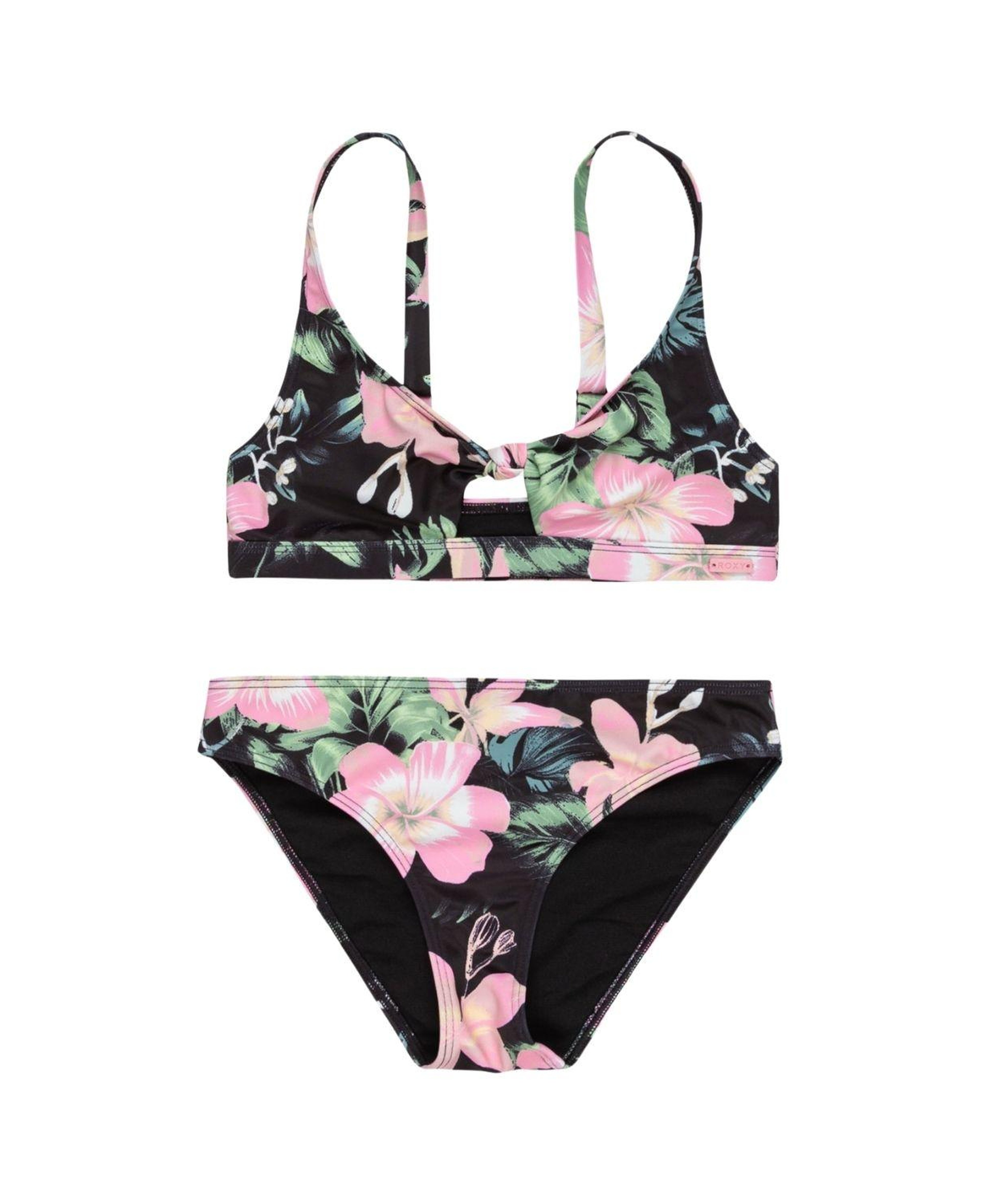 Roxy Shadow Floral Bralette Set Kız Çocuk Bikini