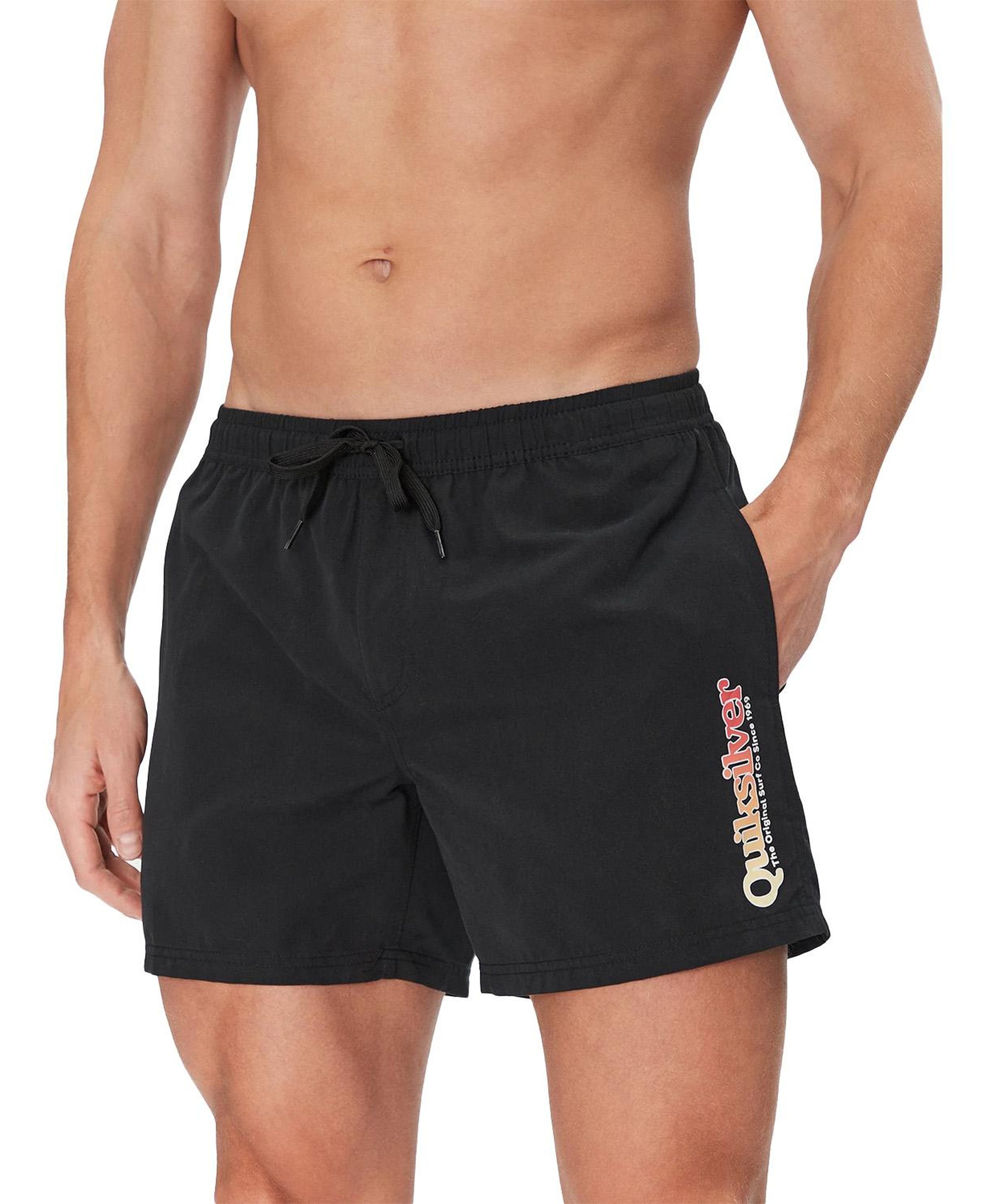 Quiksilver Spl Fineline Volley 15 Erkek Siyah Volley Short