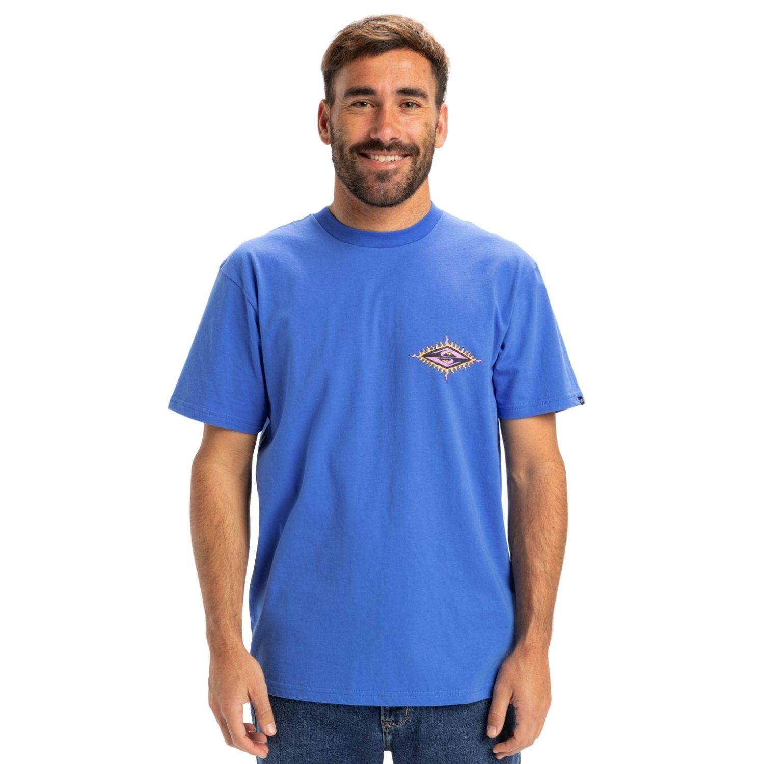Quiksilver Ev Beach Blast Erkek Mavi Tişört