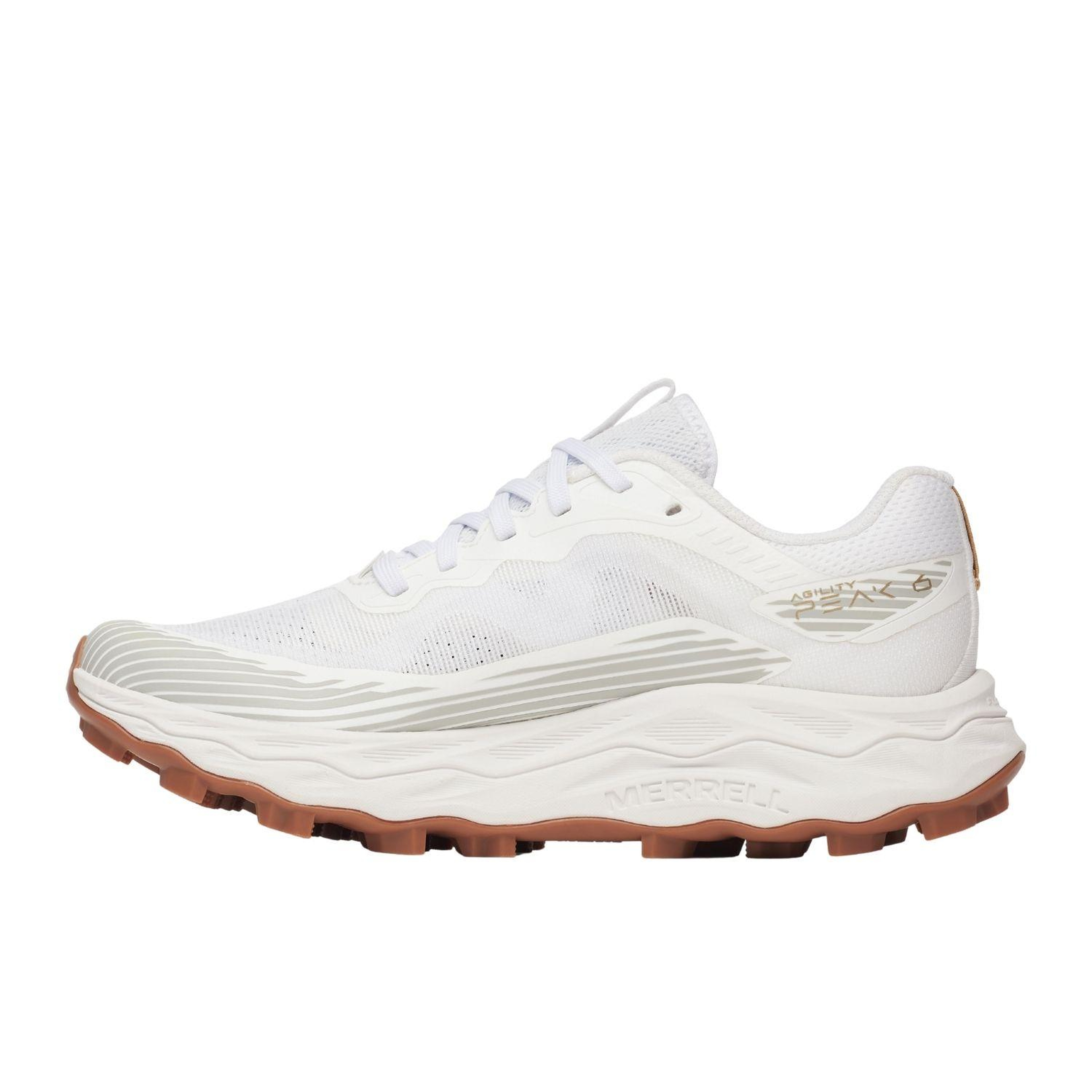 Merrell Agility Peak 6 Kadın Beyaz Patika Koşusu Ayakkabısı
