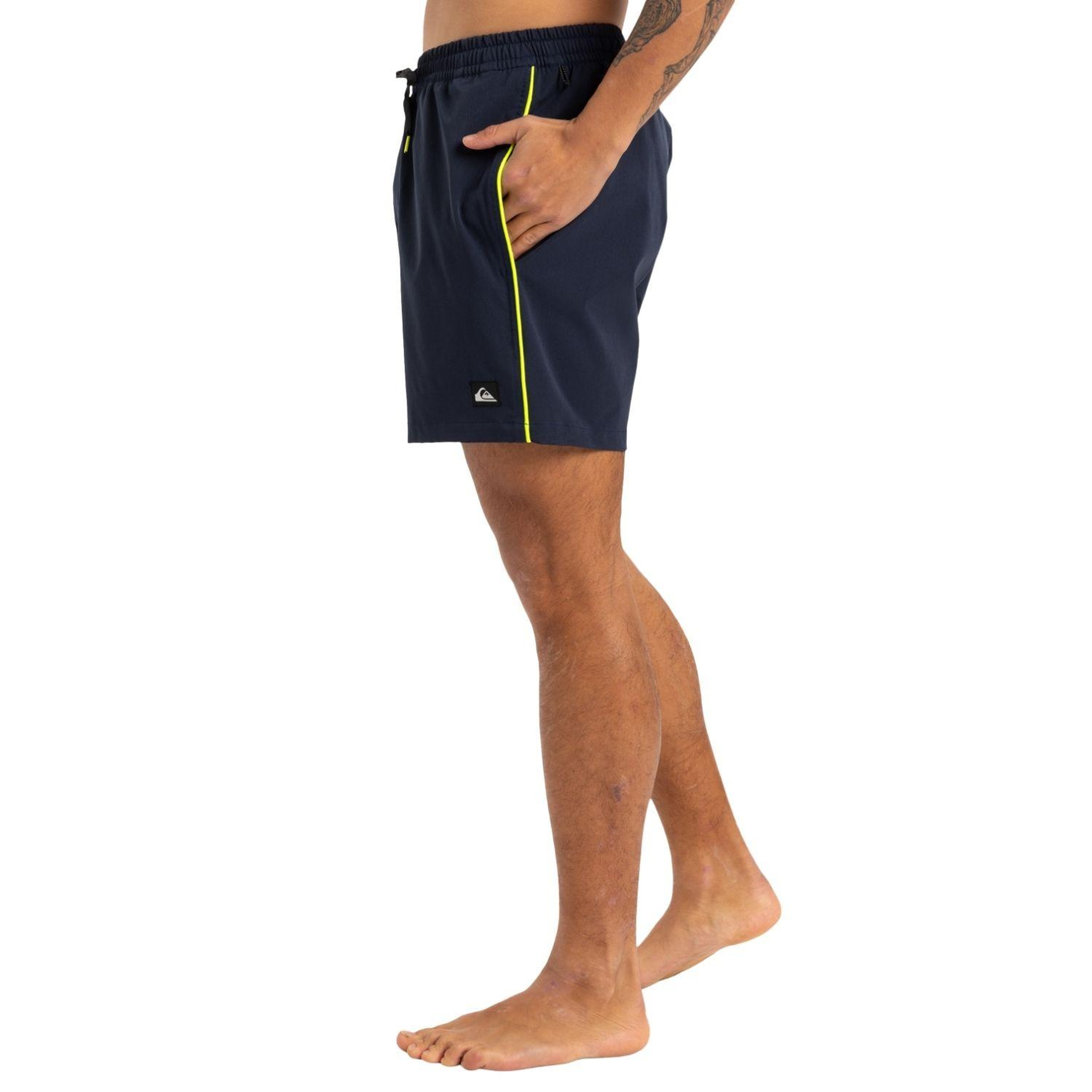 Quiksilver Spl Surfsilk Piped Volley 16 Erkek Mavi Volley Short