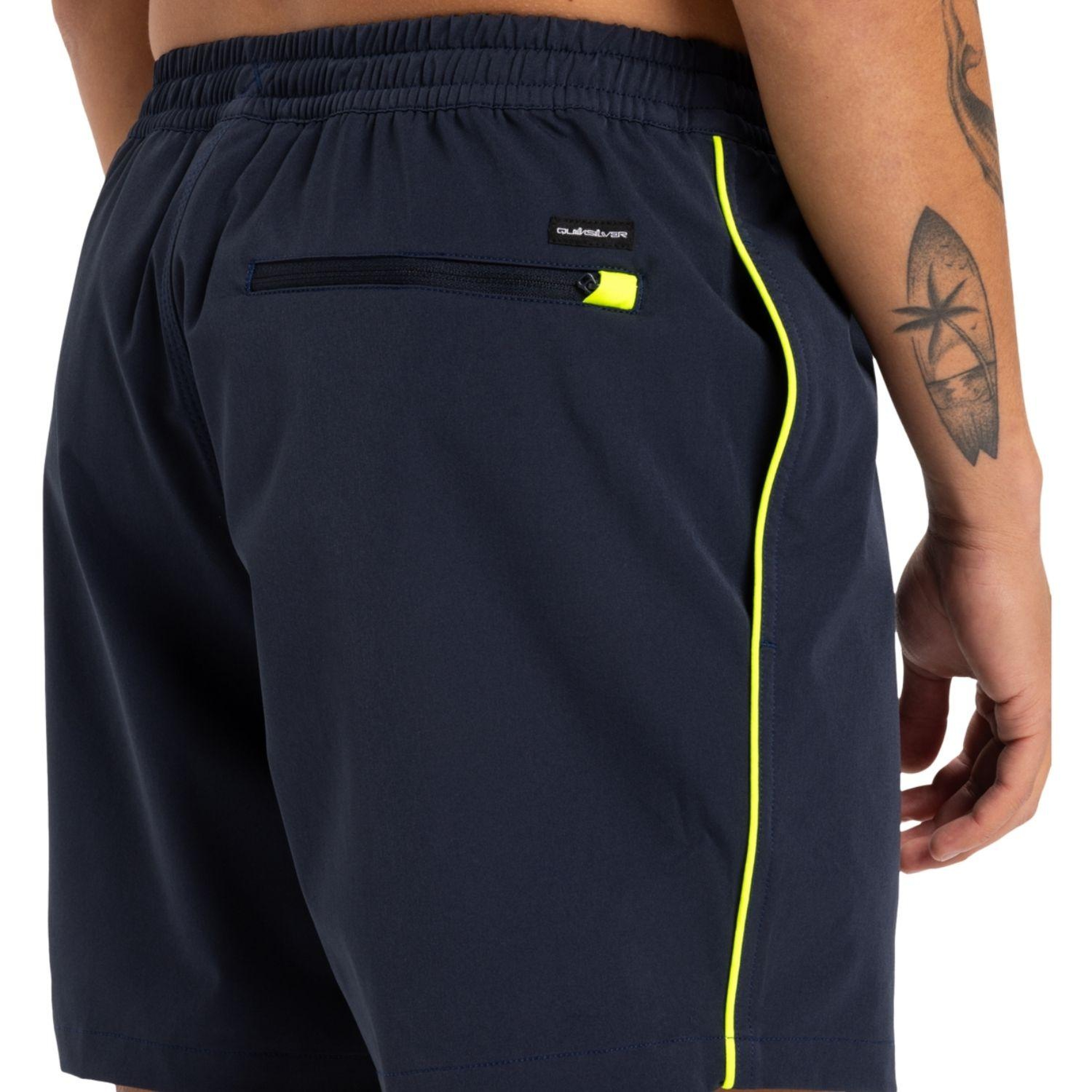 Quiksilver Spl Surfsilk Piped Volley 16 Erkek Mavi Volley Short