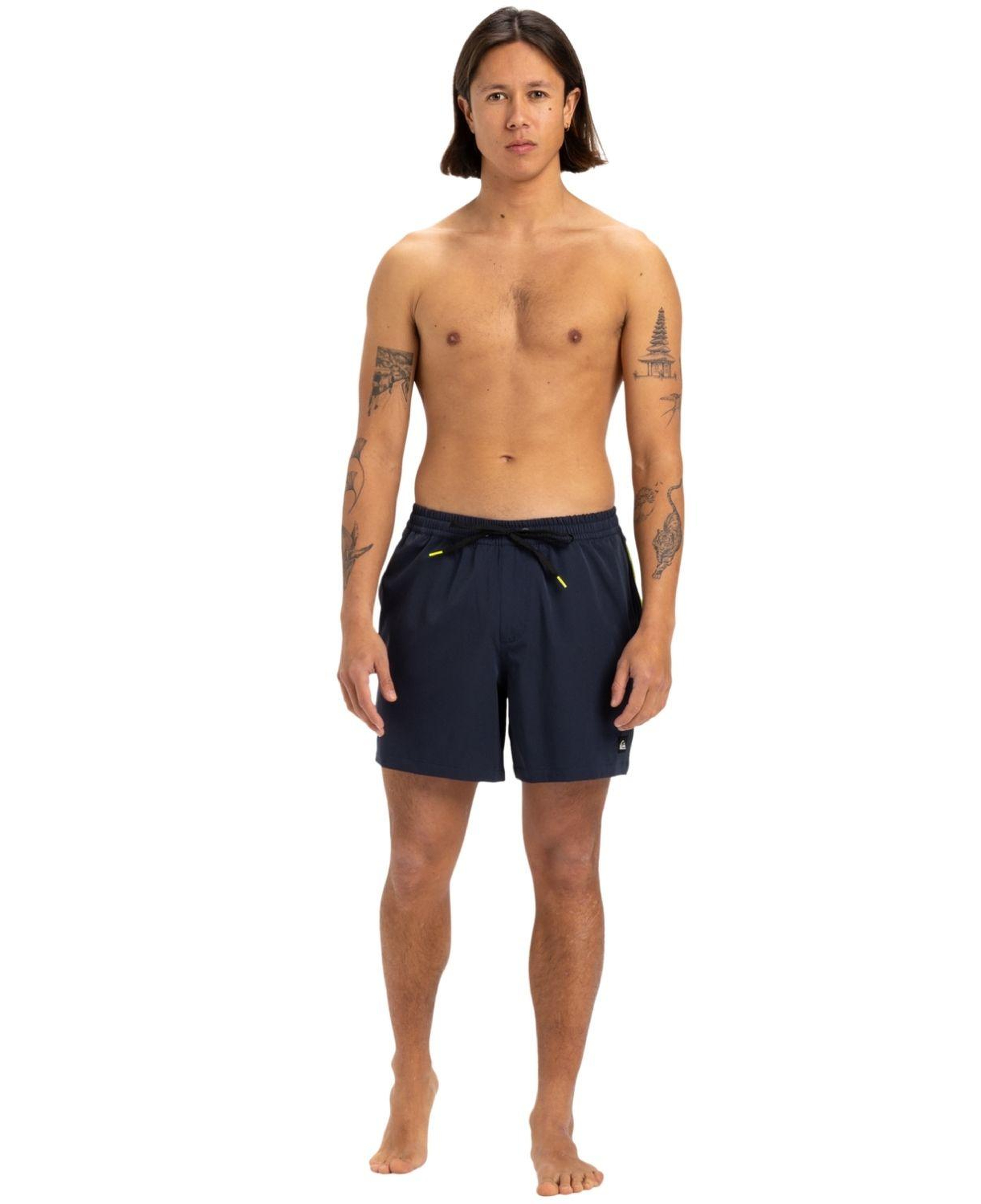 Quiksilver Spl Surfsilk Piped Volley 16 Erkek Mavi Volley Short
