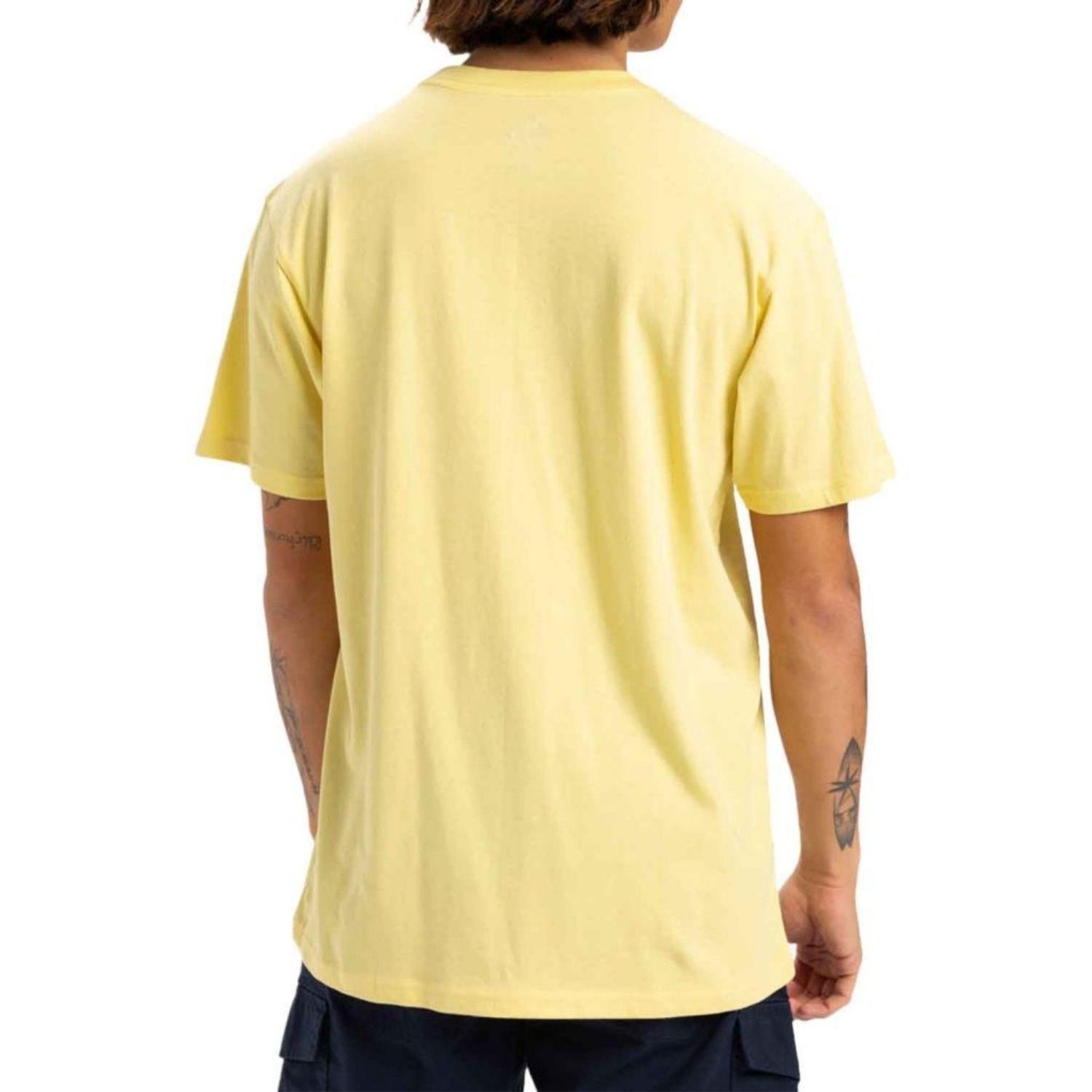 Quiksilver Retro Fade Erkek Sarı Tişört