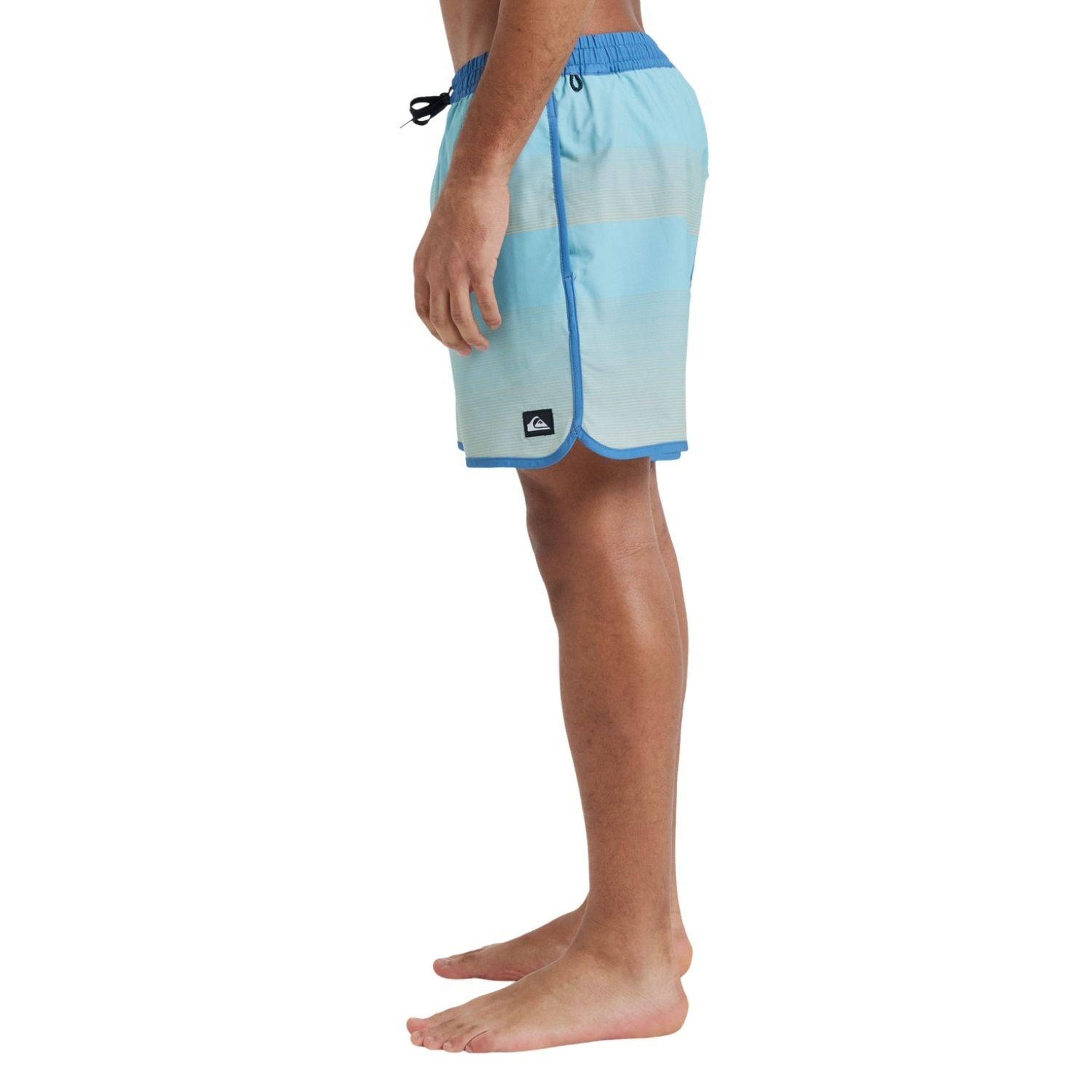 Quiksilver Surfsilk Scallop Volley 16 Erkek Mavi Volley Short