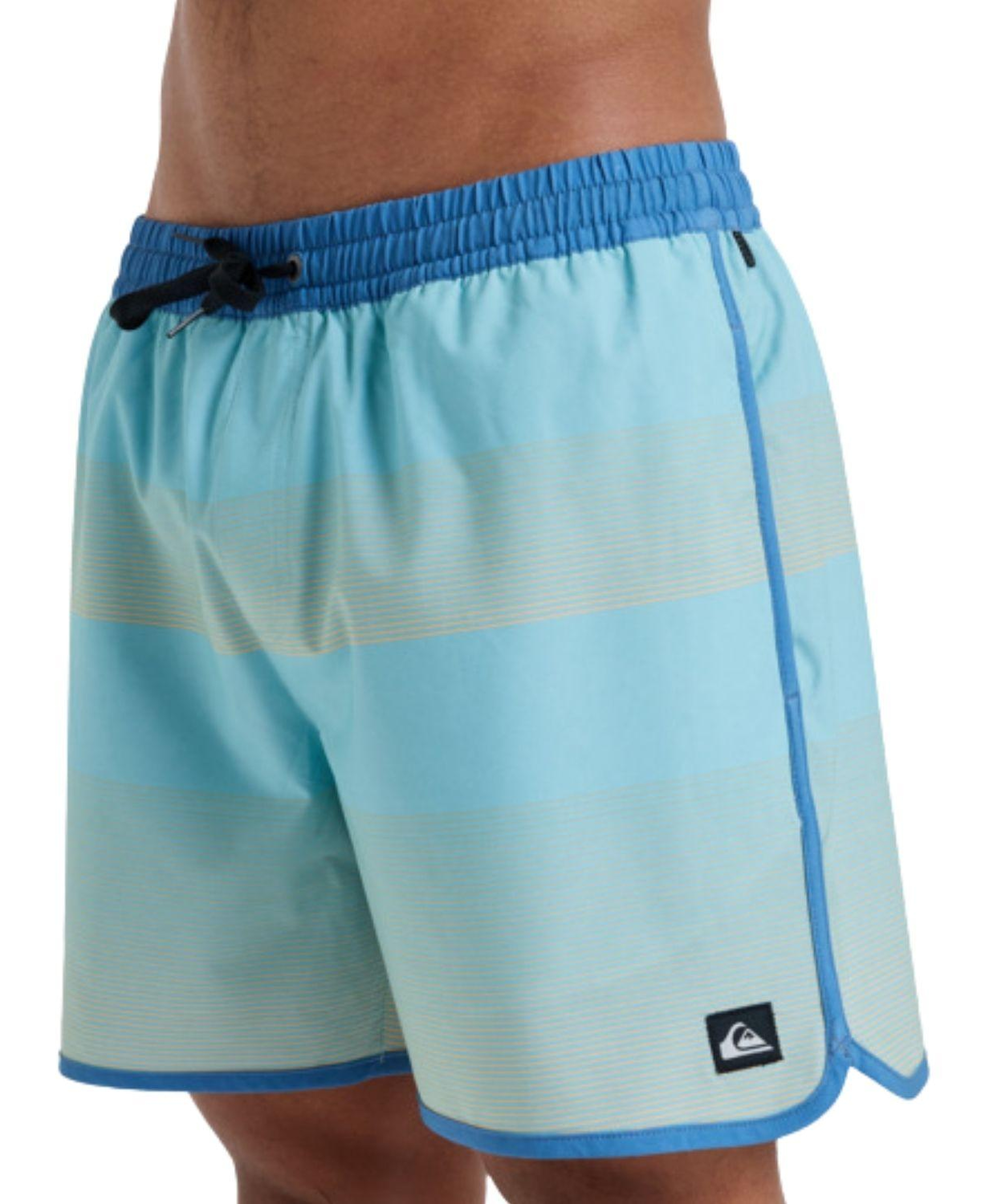Quiksilver Surfsilk Scallop Volley 16 Erkek Mavi Volley Short