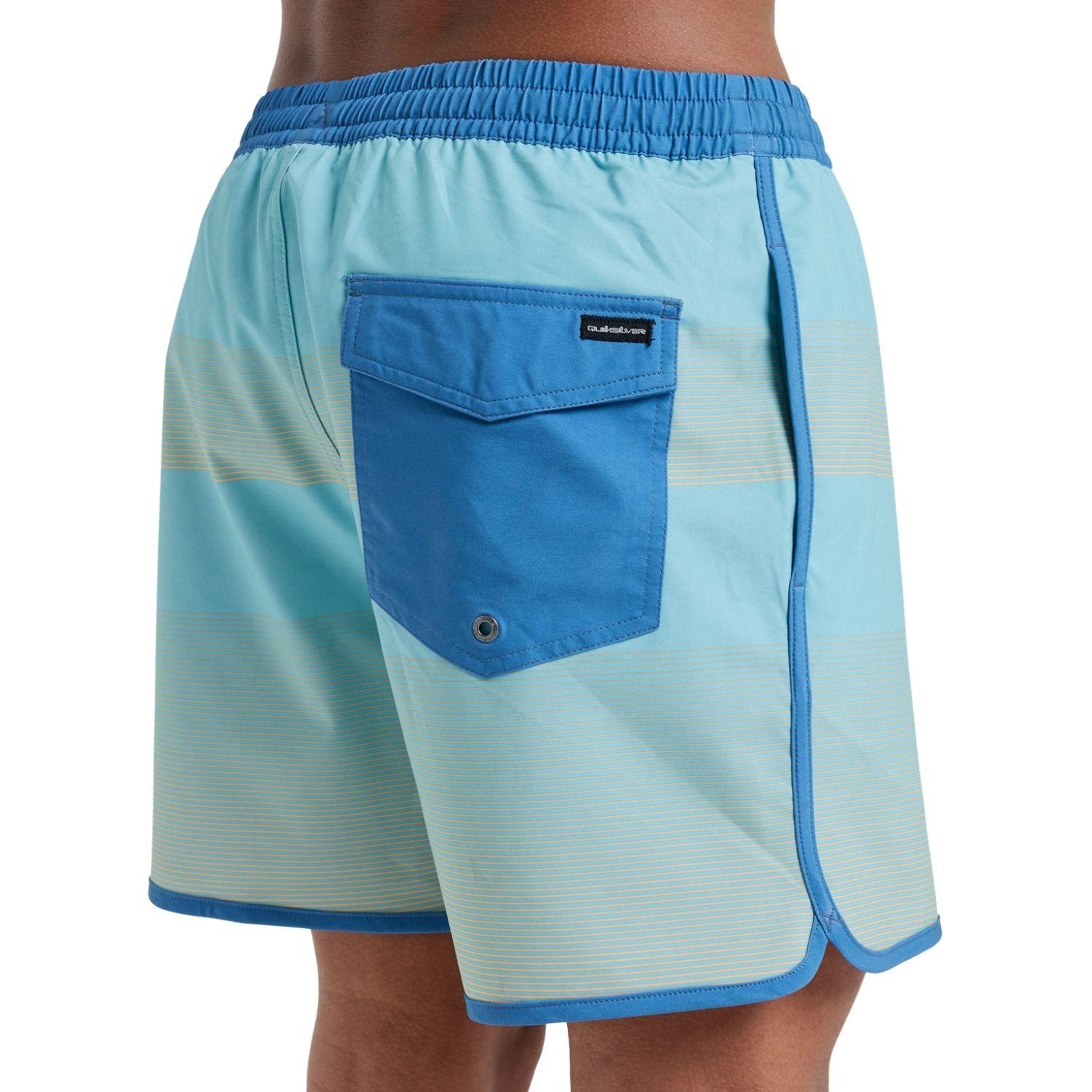 Quiksilver Surfsilk Scallop Volley 16 Erkek Mavi Volley Short
