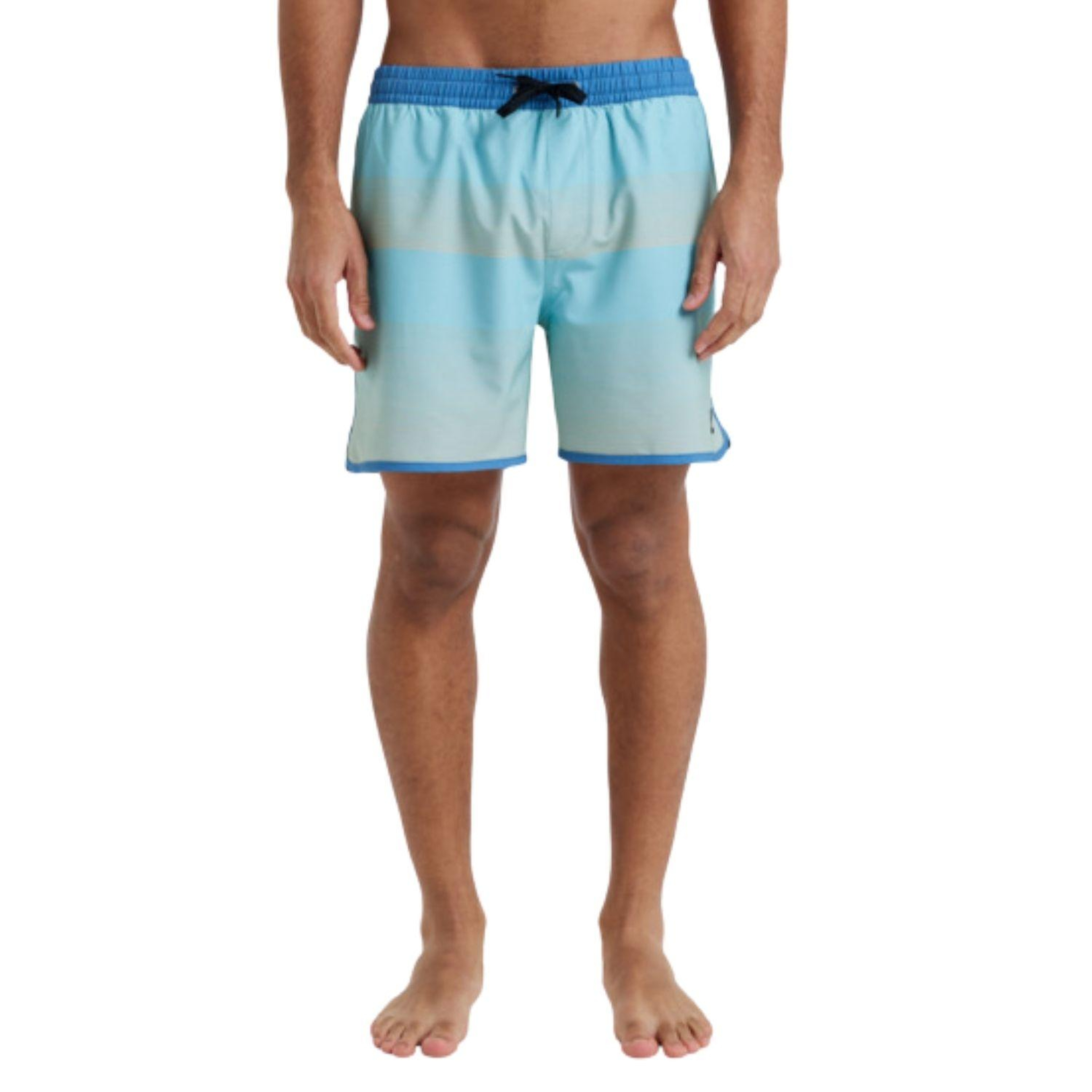 Quiksilver Surfsilk Scallop Volley 16 Erkek Mavi Volley Short