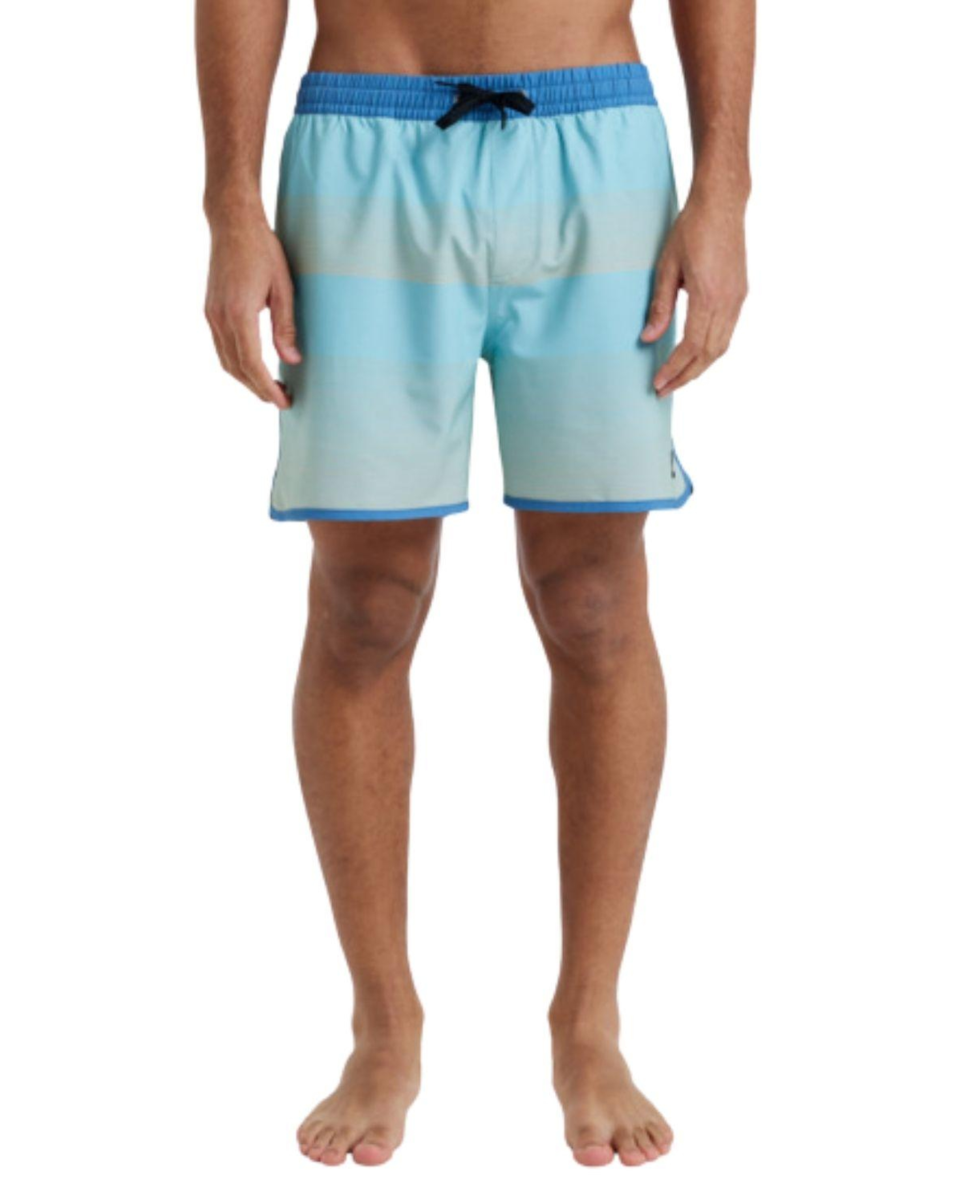 Quiksilver Surfsilk Scallop Volley 16 Erkek Mavi Volley Short