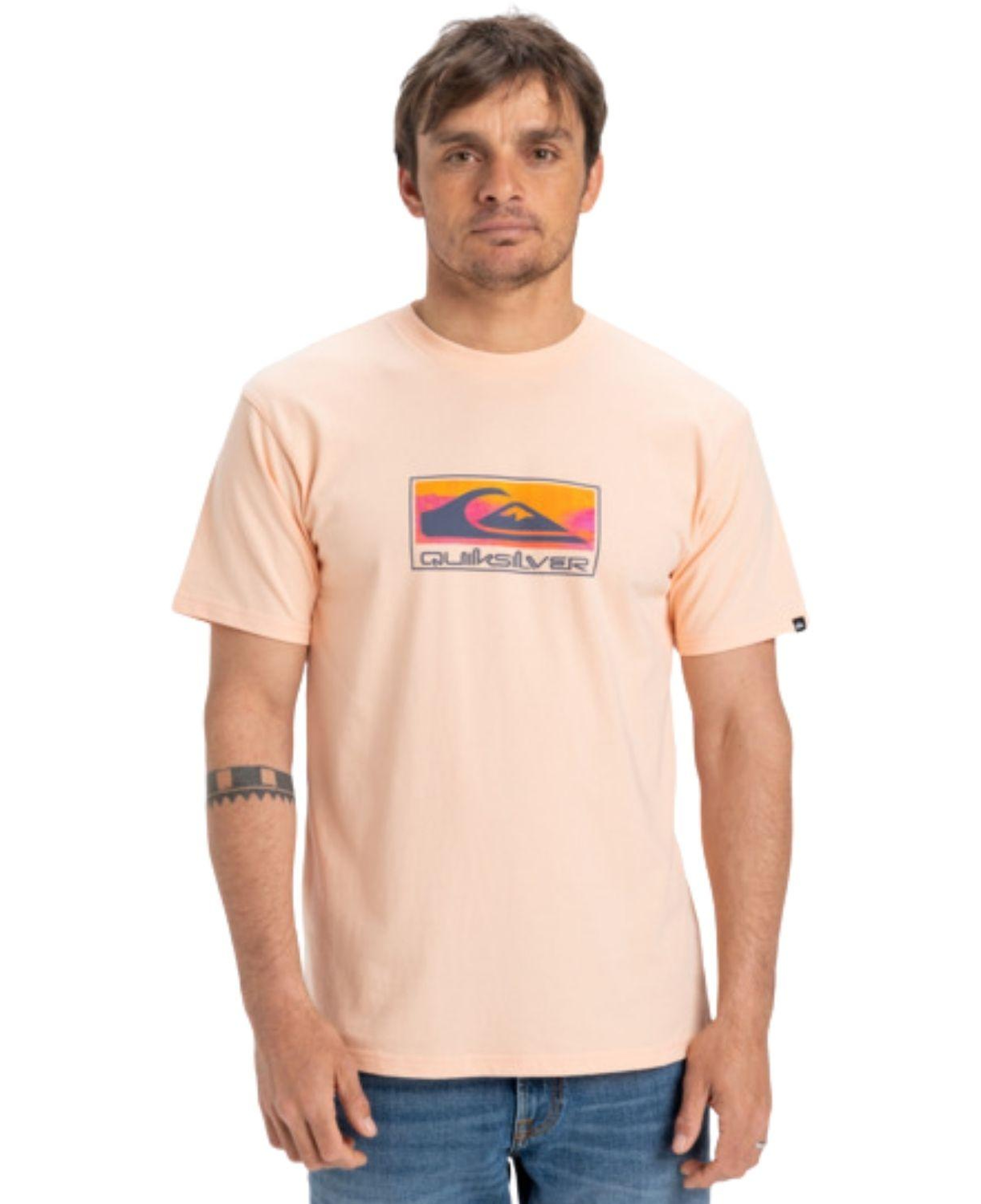 Quiksilver Ev Gradient Box Erkek Tişört