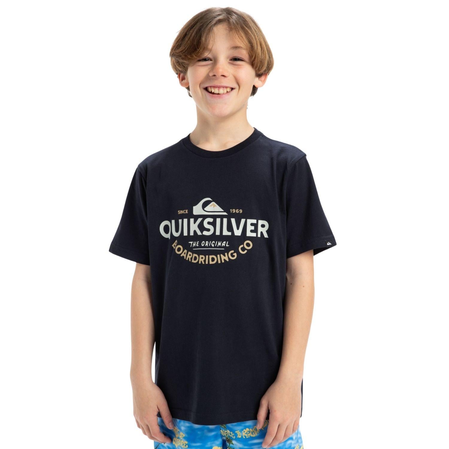 Quiksilver Ev Typed Out Erkek Çocuk Tişört